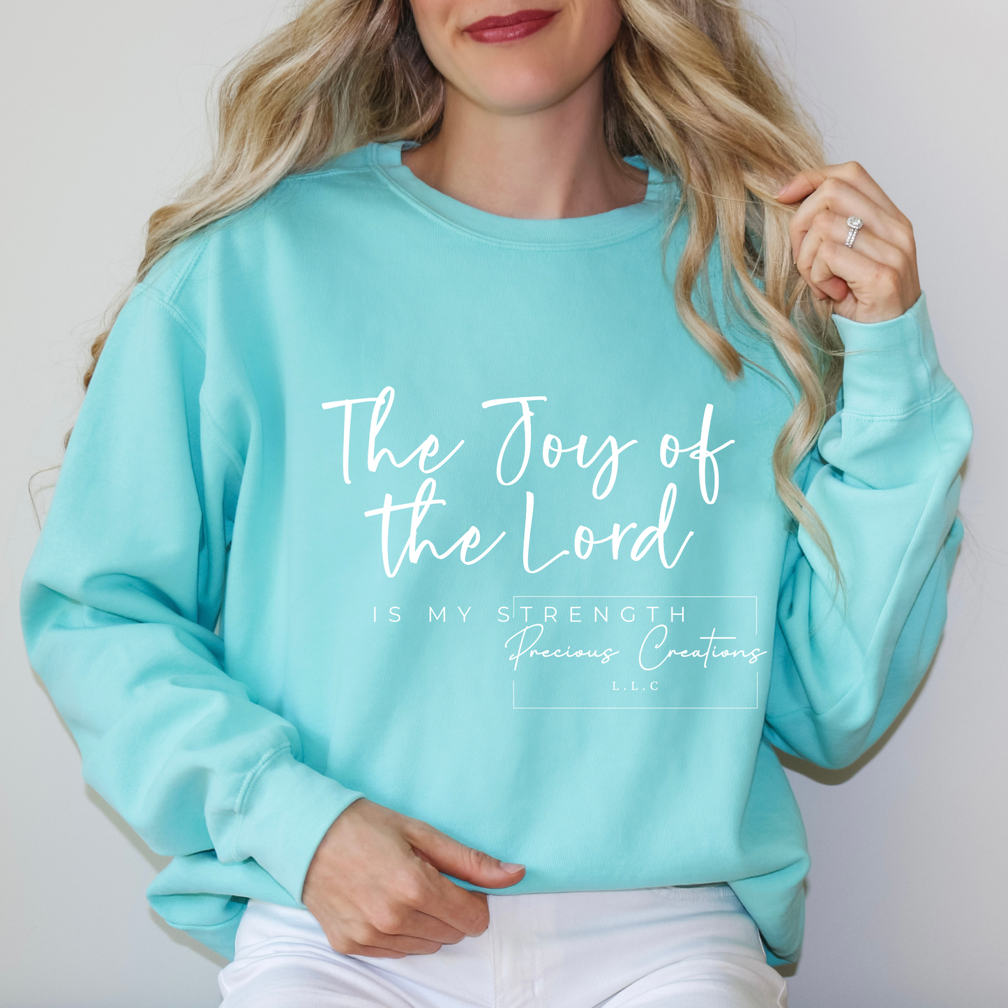 The Joy of the Lord is my Strength Comfort Colors Crewneck