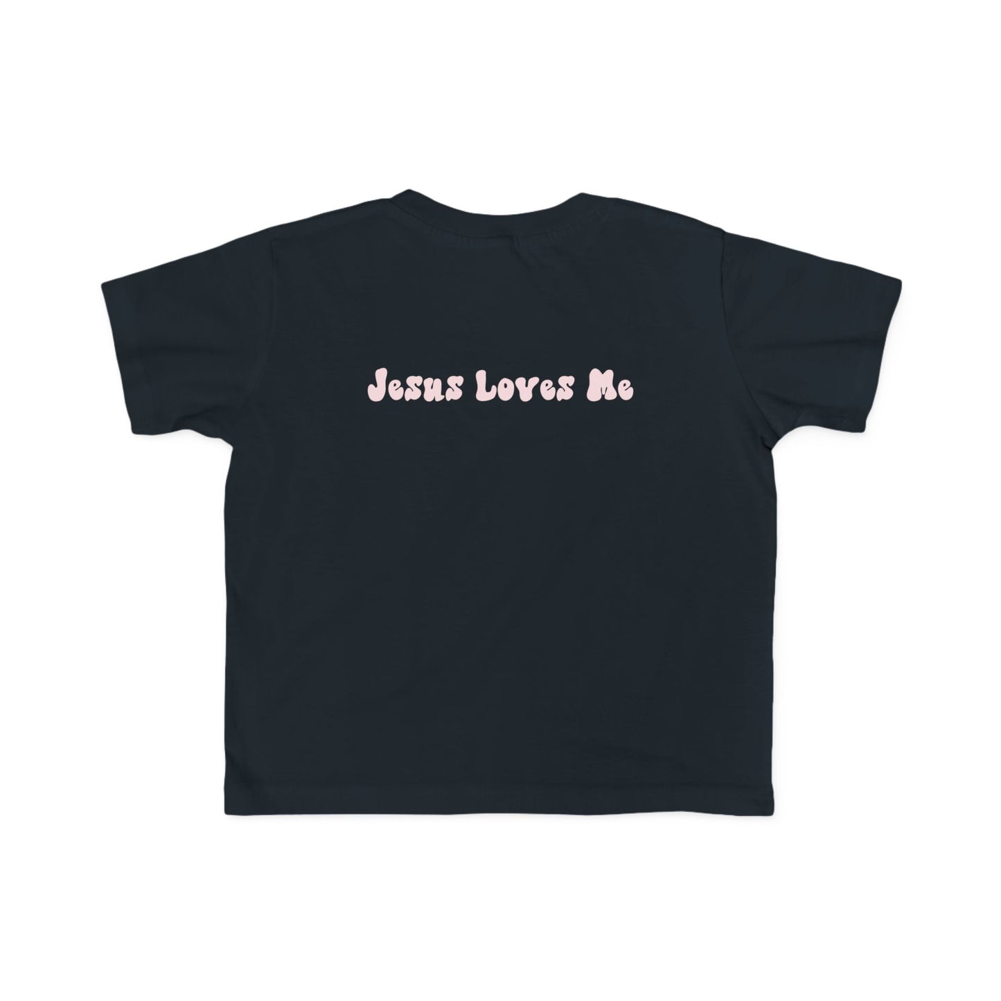 Rabbit Skins Cute Jesus Loves Me Toddler Tee, Christian Kids Shirt, Faith-Based Fashion, Religious Gifts, Toddler Outfit, Baby Shower Gift