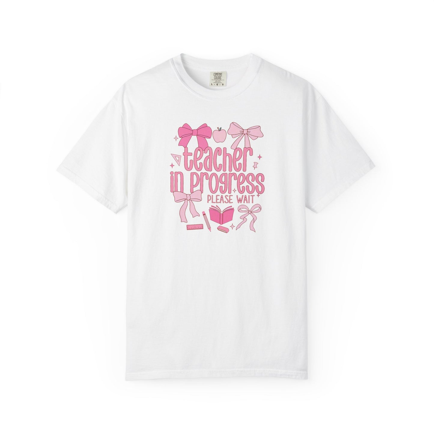 Comfort Colors Unisex Teacher in Progress T-Shirt - Perfect for Teachers, Back to School, Gifts, Classroom Apparel, Casual Wear