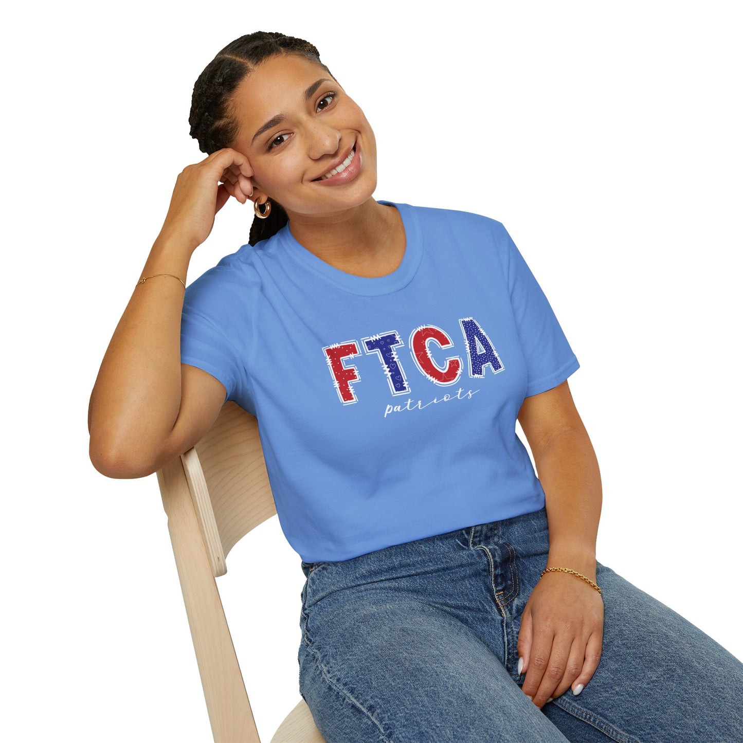 Gildan Faith Training Christian Academy Patriots Unisex Softstyle T-Shirt, Cute Graphic Tee, Team Spirit Shirt, Casual Wear, Gift for Fans