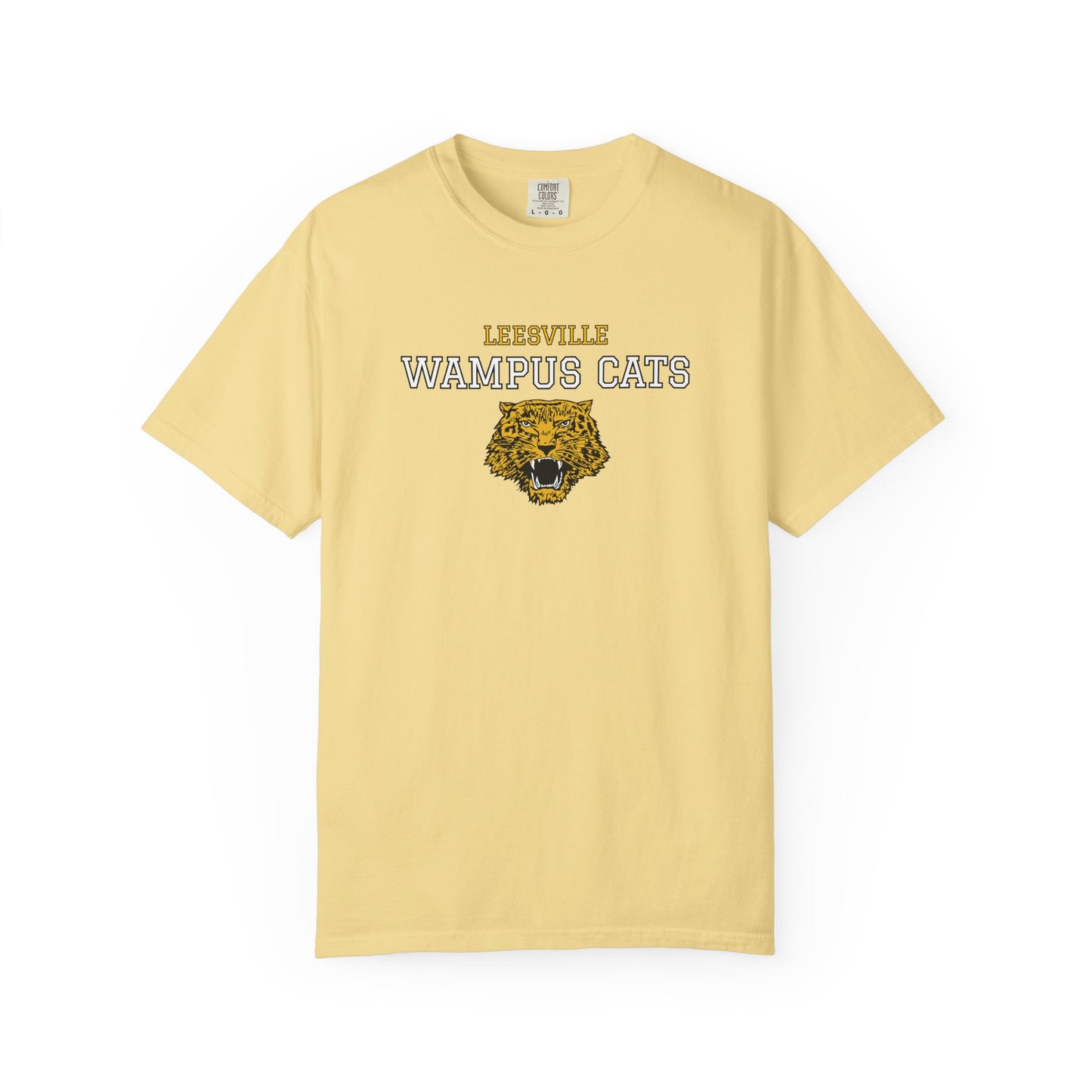 Comfort Colors Wampus Cats Unisex Garment-Dyed T-shirt, School Spirit Tee, Casual Wear, Unique Gift, School Apparel, Fan Merchandise