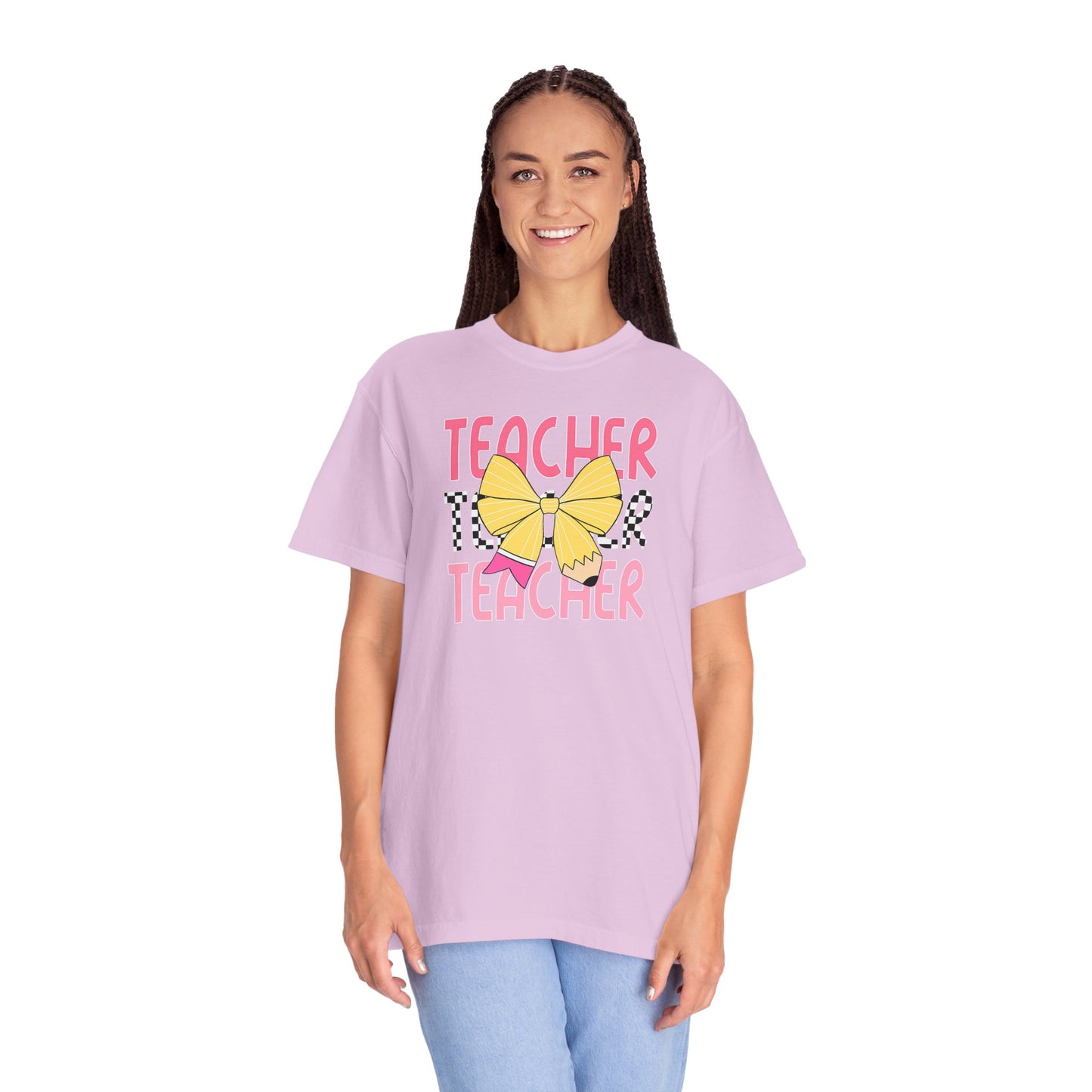Comfort Colors Teacher T-Shirt, Gift for Educators, Unisex Garment-Dyed Tee, Back to School Shirt, Fun Teacher Apparel