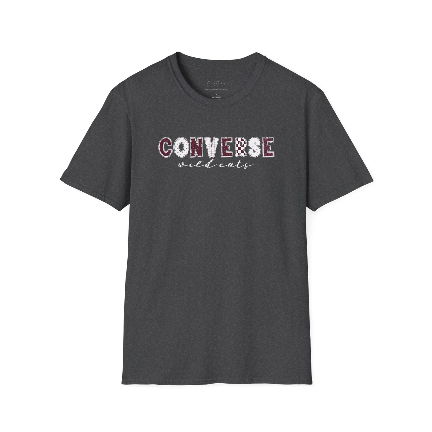 Gildan Converse Wildcats Unisex Softstyle T-Shirt, Cute Graphic Tee, Team Spirit Shirt, Casual Wear, Gift for Fans