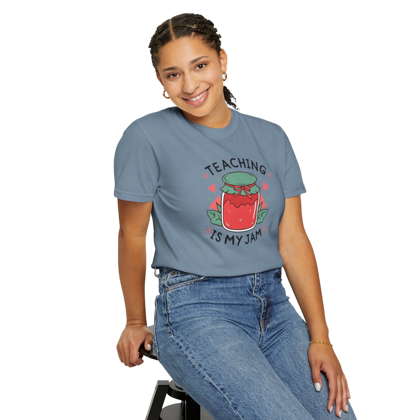 Comfort Colors Unisex Teaching is my Jam T-Shirt - Perfect for Teachers, Back to School, Gifts, Classroom Apparel, Casual Wear