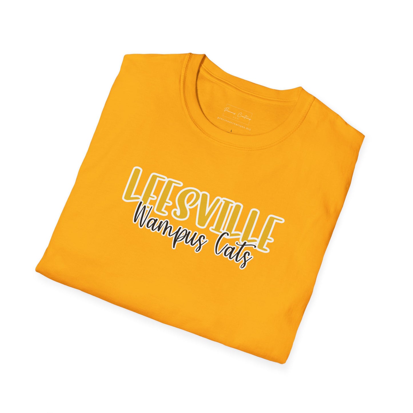 Copy of Gildan Leesville Wampus Cats Style 2 Unisex Softstyle T-Shirt, Cute Graphic Tee, Team Spirit Shirt, Casual Wear, Gift for Fans
