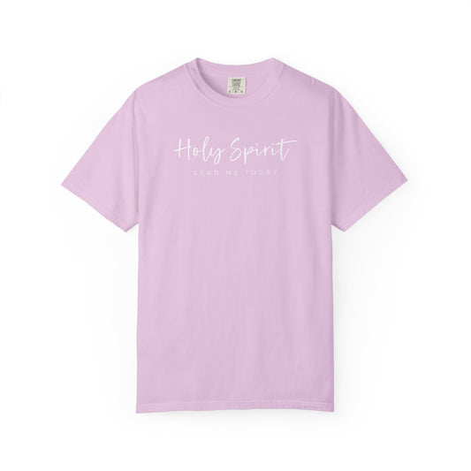 Comfort Colors Holy Spirit Unisex Garment-Dyed T-Shirt - Faith-Based Apparel for Everyday Wear, Spiritual Gift, Christian Tee, Inspirational Clothing