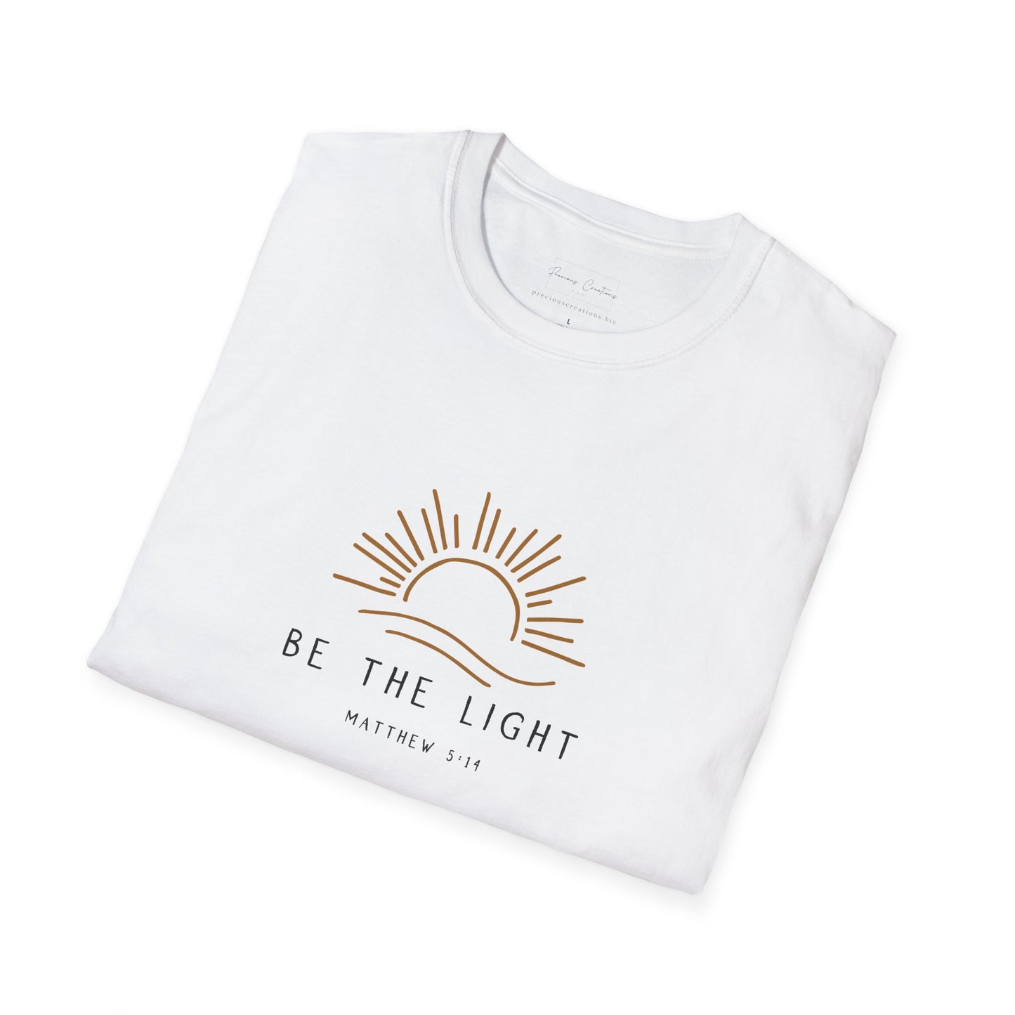 Gordy Fundraiser - Gildan Be the Light Unisex Softstyle T-Shirt, Inspirational Tee, Gift for Friends, Motivational Apparel