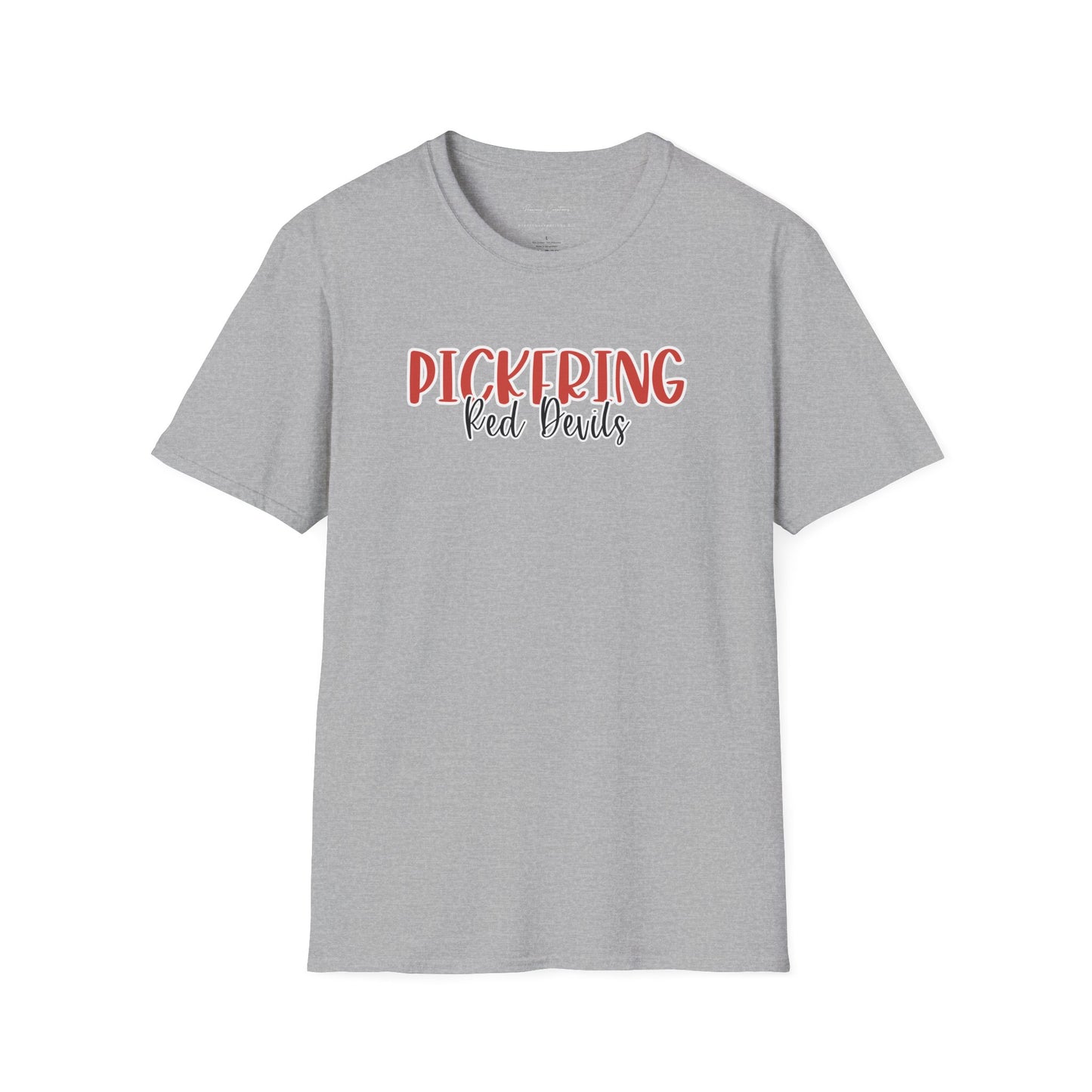Gildan Pickering Style 2 Unisex Softstyle T-Shirt, Cute Graphic Tee, Team Spirit Shirt, Casual Wear, Gift for Fans