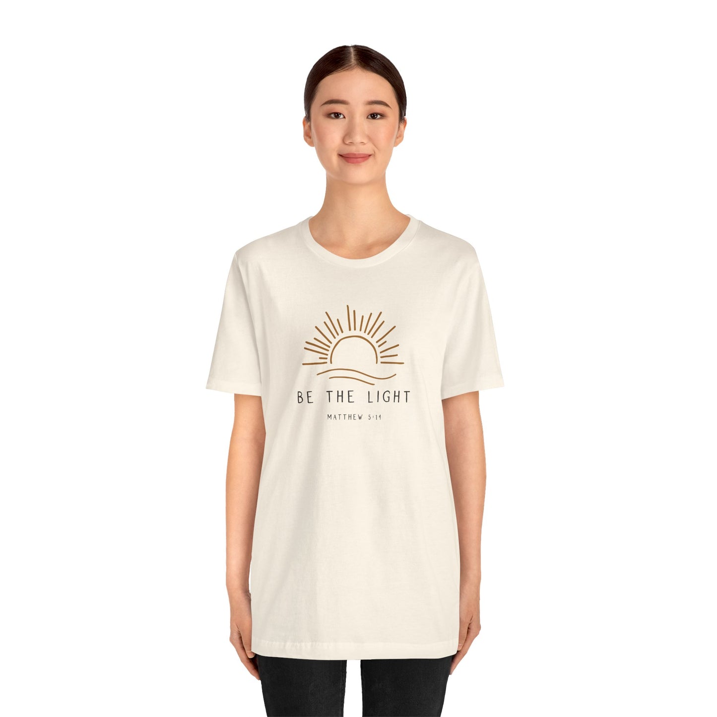 Gordy Fundraiser - Be The Light Tee, Motivational Shirt, Gift for Her, Positive Vibes Tee, Everyday Casual Wear, Affirmation Clothes