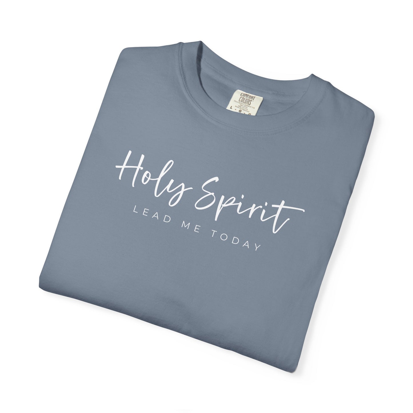 Comfort Colors Holy Spirit Unisex Garment-Dyed T-Shirt - Faith-Based Apparel for Everyday Wear, Spiritual Gift, Christian Tee, Inspirational Clothing