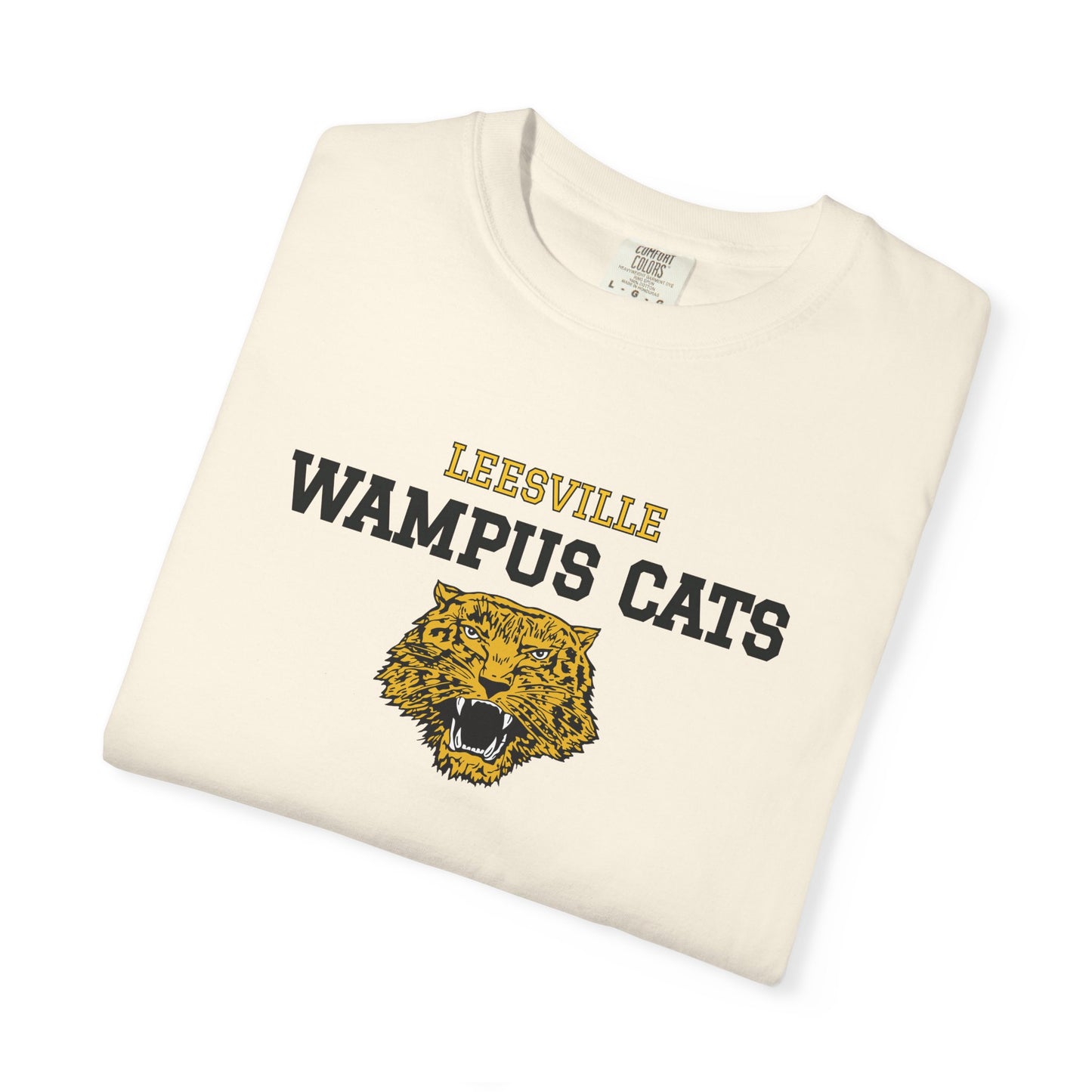 Comfort Colors Wampus Cats Unisex Garment-Dyed T-shirt, School Spirit Tee, Casual Wear, Unique Gift, School Apparel, Fan Merchandise