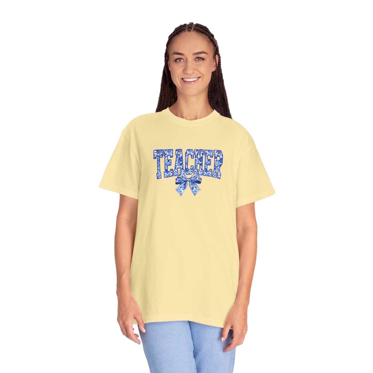 Comfort Colors Teacher Garment-Dyed T-Shirt, Gift for Educators, Back-to-School Attire, Teacher Appreciation, Fun Classroom Wear, Cozy Casual Tee