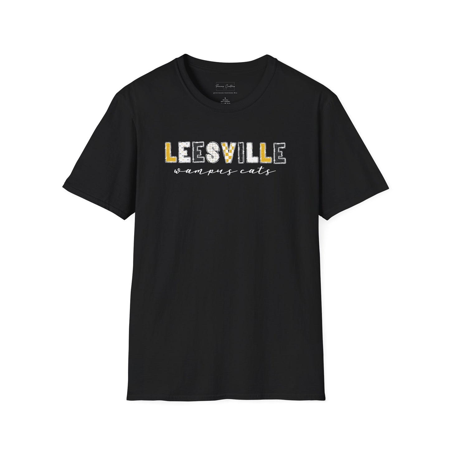 Copy of Gildan Leesville Wampus Cats Unisex Softstyle T-Shirt, Cute Graphic Tee, Team Spirit Shirt, Casual Wear, Gift for Fans