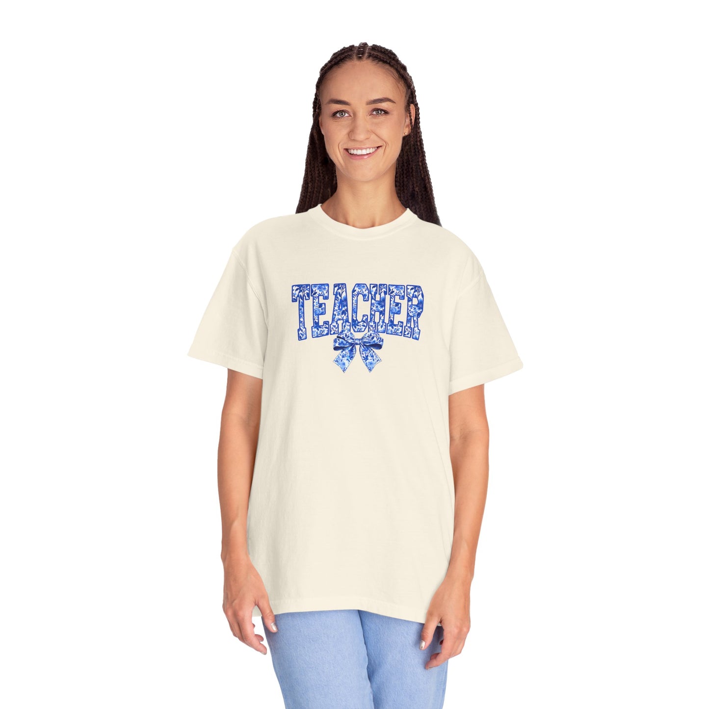 Comfort Colors Teacher Garment-Dyed T-Shirt, Gift for Educators, Back-to-School Attire, Teacher Appreciation, Fun Classroom Wear, Cozy Casual Tee