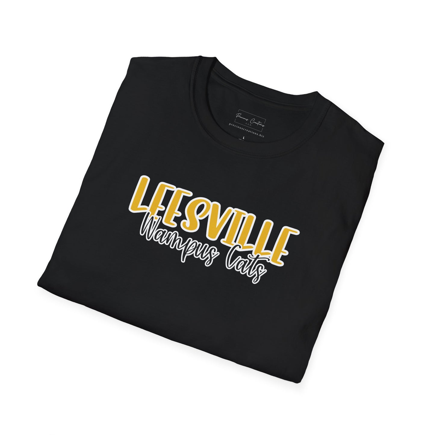Copy of Gildan Leesville Wampus Cats Style 2 Unisex Softstyle T-Shirt, Cute Graphic Tee, Team Spirit Shirt, Casual Wear, Gift for Fans