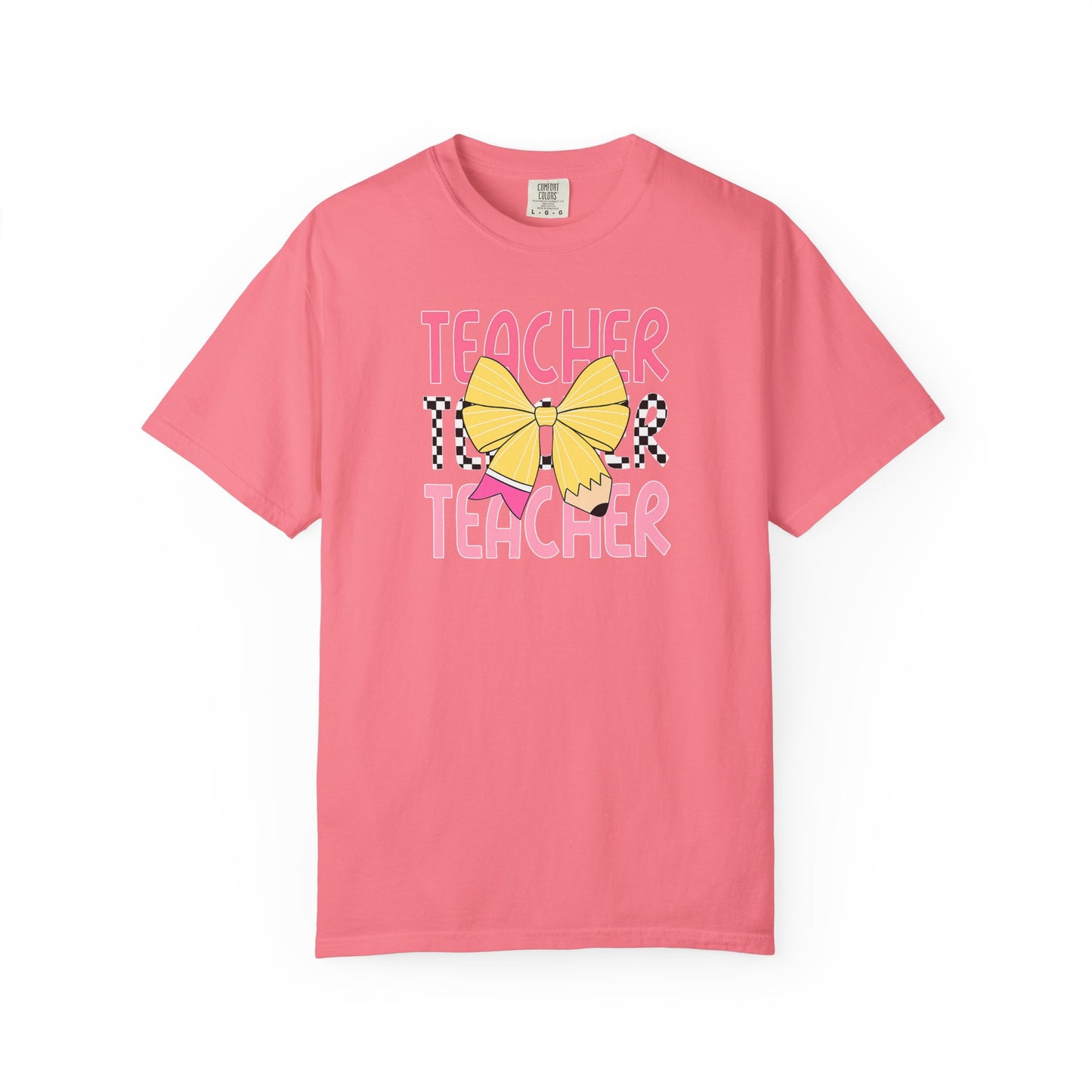 Comfort Colors Teacher T-Shirt, Gift for Educators, Unisex Garment-Dyed Tee, Back to School Shirt, Fun Teacher Apparel