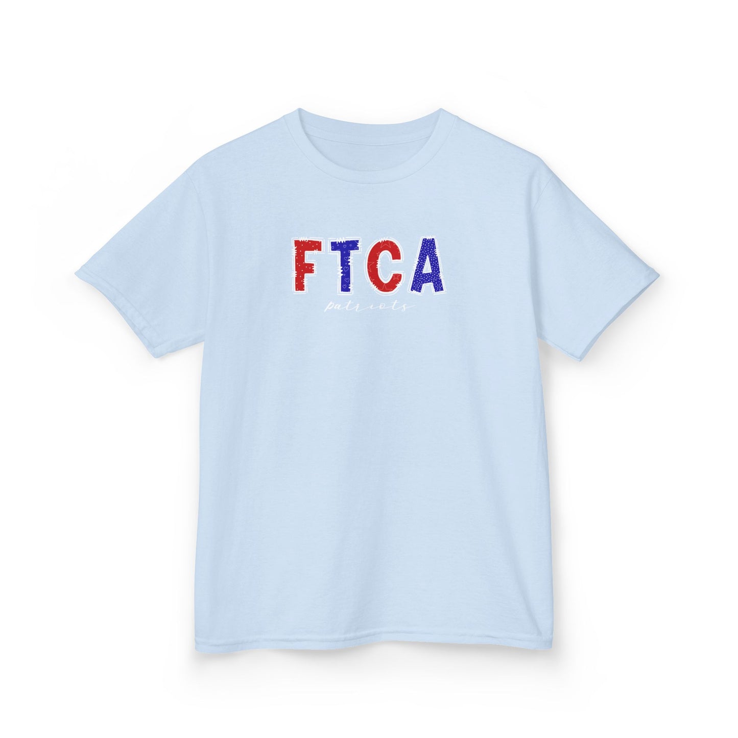 Gildan Kids Heavy Cotton Tee with Faith Training Patriots Design, Cute Children's T-Shirt, School Spirit Apparel, Gift for Young Fans, Sporty Kids Wear