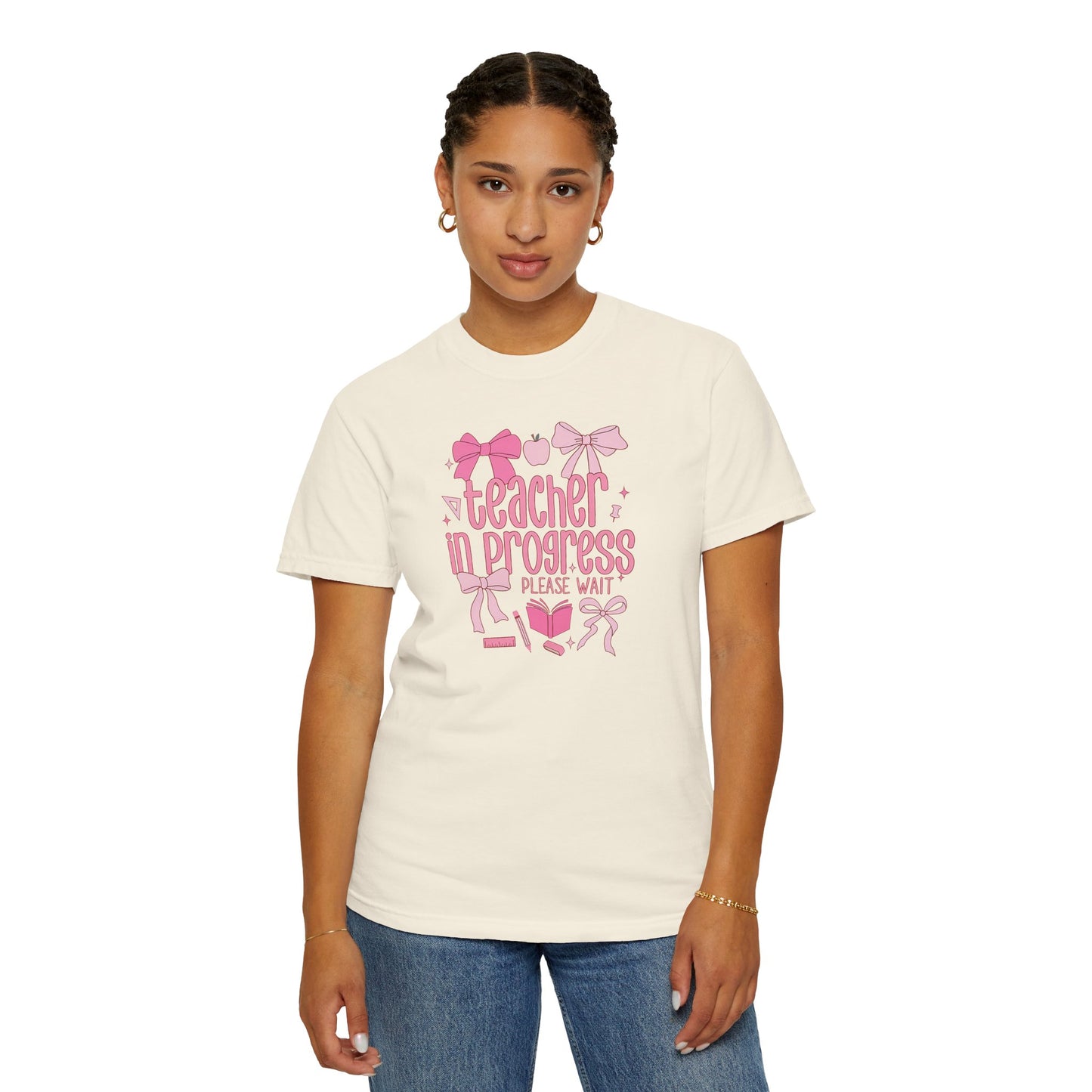 Comfort Colors Unisex Teacher in Progress T-Shirt - Perfect for Teachers, Back to School, Gifts, Classroom Apparel, Casual Wear