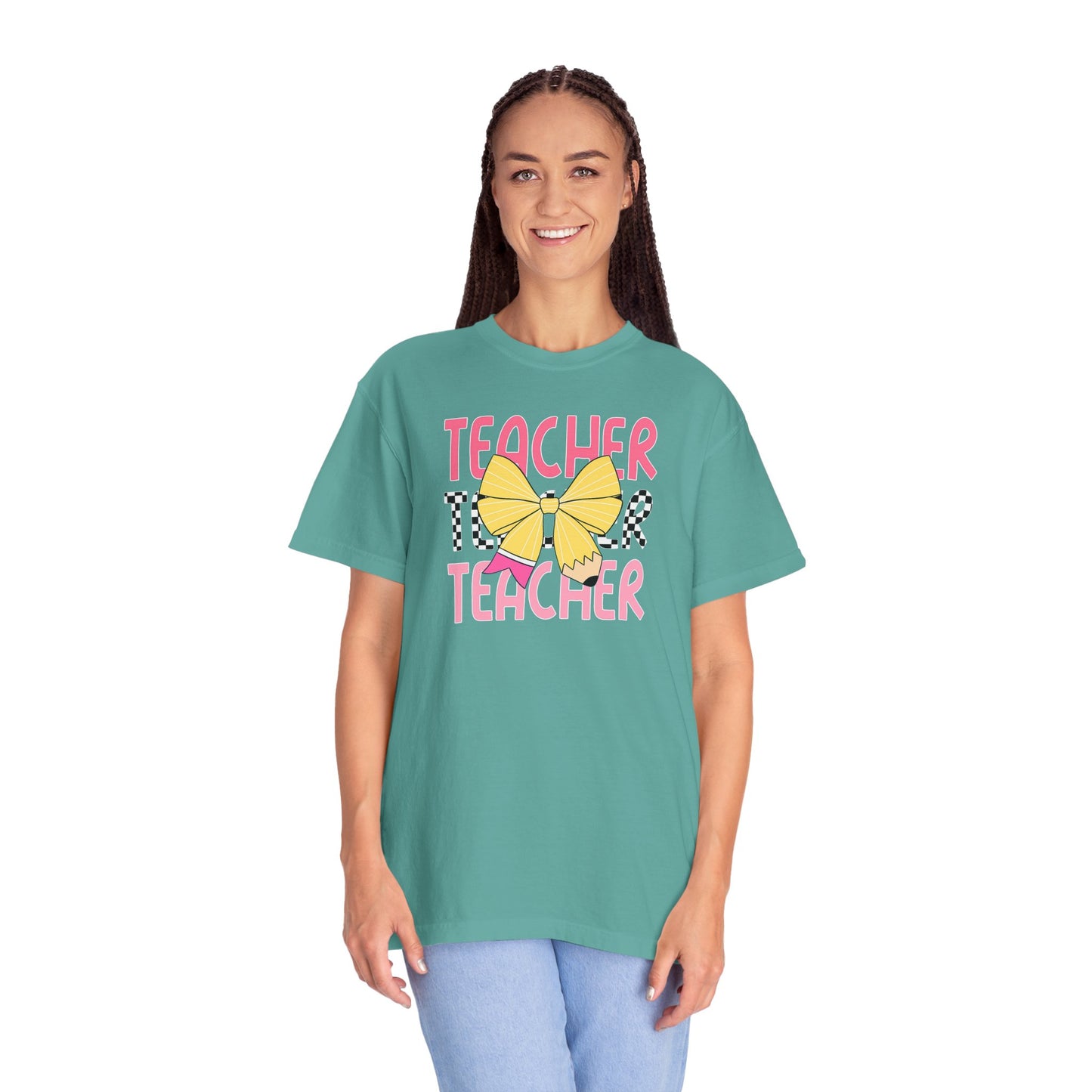 Comfort Colors Teacher T-Shirt, Gift for Educators, Unisex Garment-Dyed Tee, Back to School Shirt, Fun Teacher Apparel