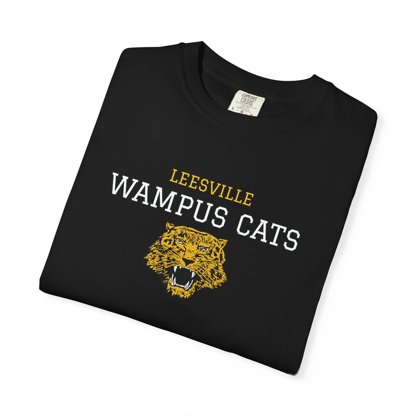 Comfort Colors Wampus Cats Unisex Garment-Dyed T-shirt, School Spirit Tee, Casual Wear, Unique Gift, School Apparel, Fan Merchandise
