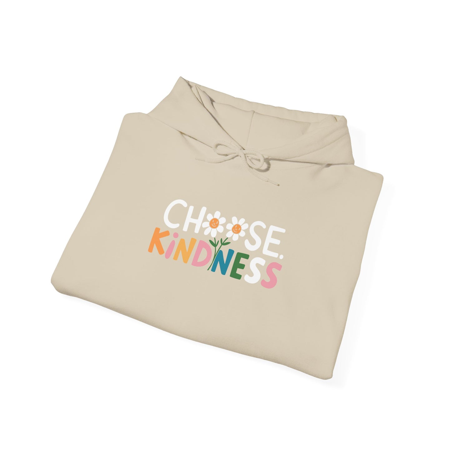 Gildan Choose Kindness Hoodie, Comfortable Sweatshirt, Gift for Friends, Inspirational Apparel, Cozy Layering