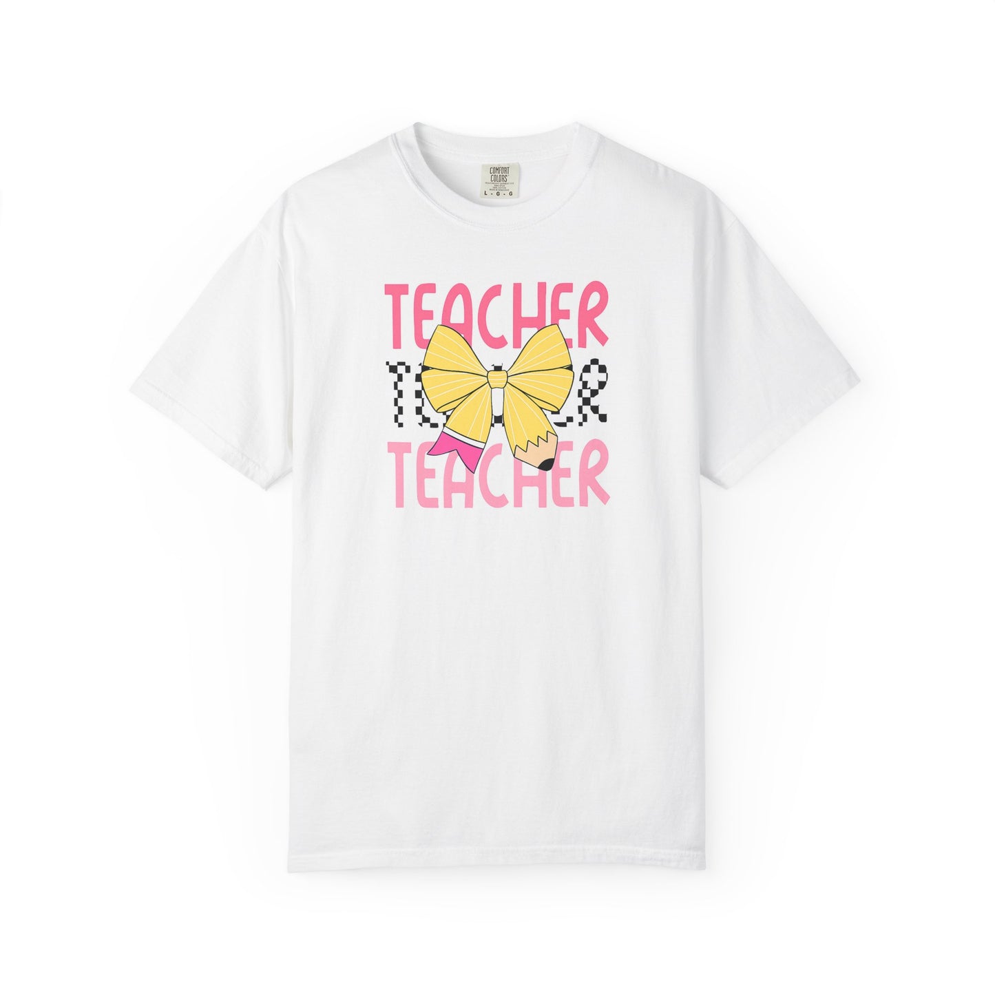 Comfort Colors Teacher T-Shirt, Gift for Educators, Unisex Garment-Dyed Tee, Back to School Shirt, Fun Teacher Apparel