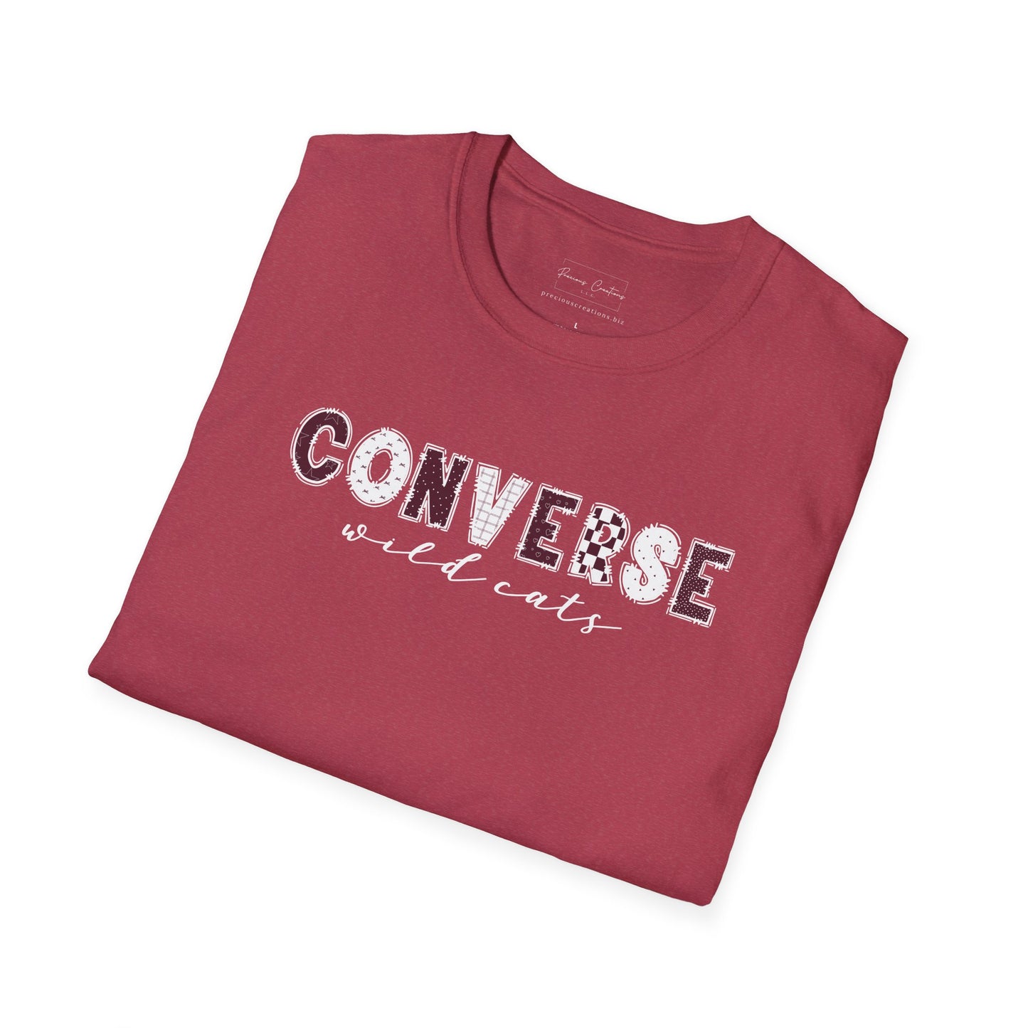 Gildan Converse Wildcats Unisex Softstyle T-Shirt, Cute Graphic Tee, Team Spirit Shirt, Casual Wear, Gift for Fans