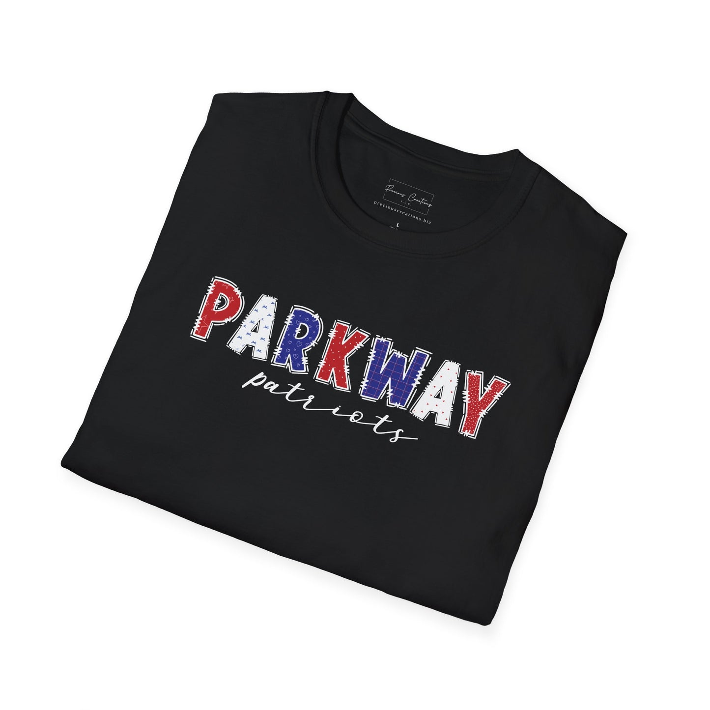 Gildan Parkway Patriots Unisex Softstyle T-Shirt, Cute Graphic Tee, Team Spirit Shirt, Casual Wear, Gift for Fans