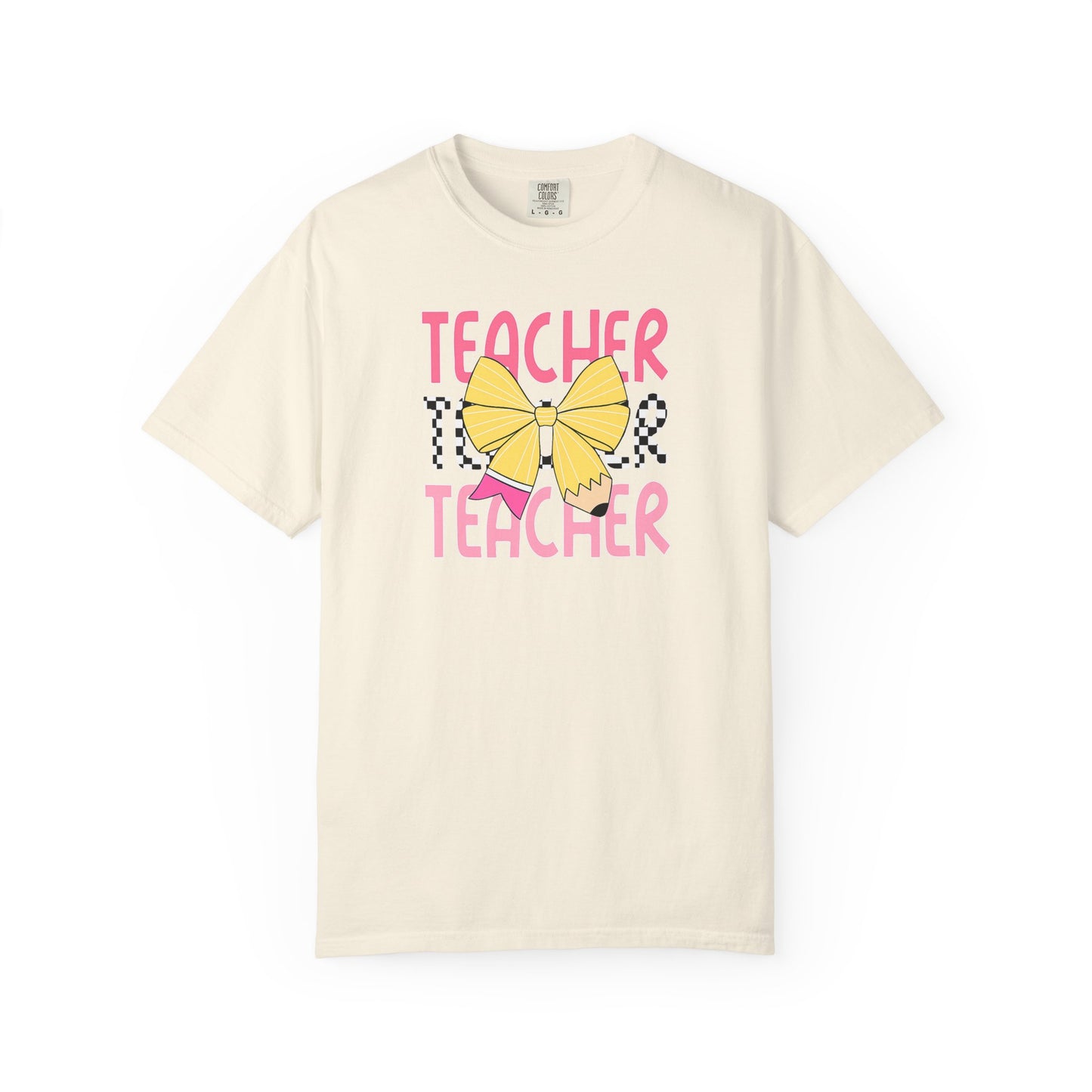 Comfort Colors Teacher T-Shirt, Gift for Educators, Unisex Garment-Dyed Tee, Back to School Shirt, Fun Teacher Apparel