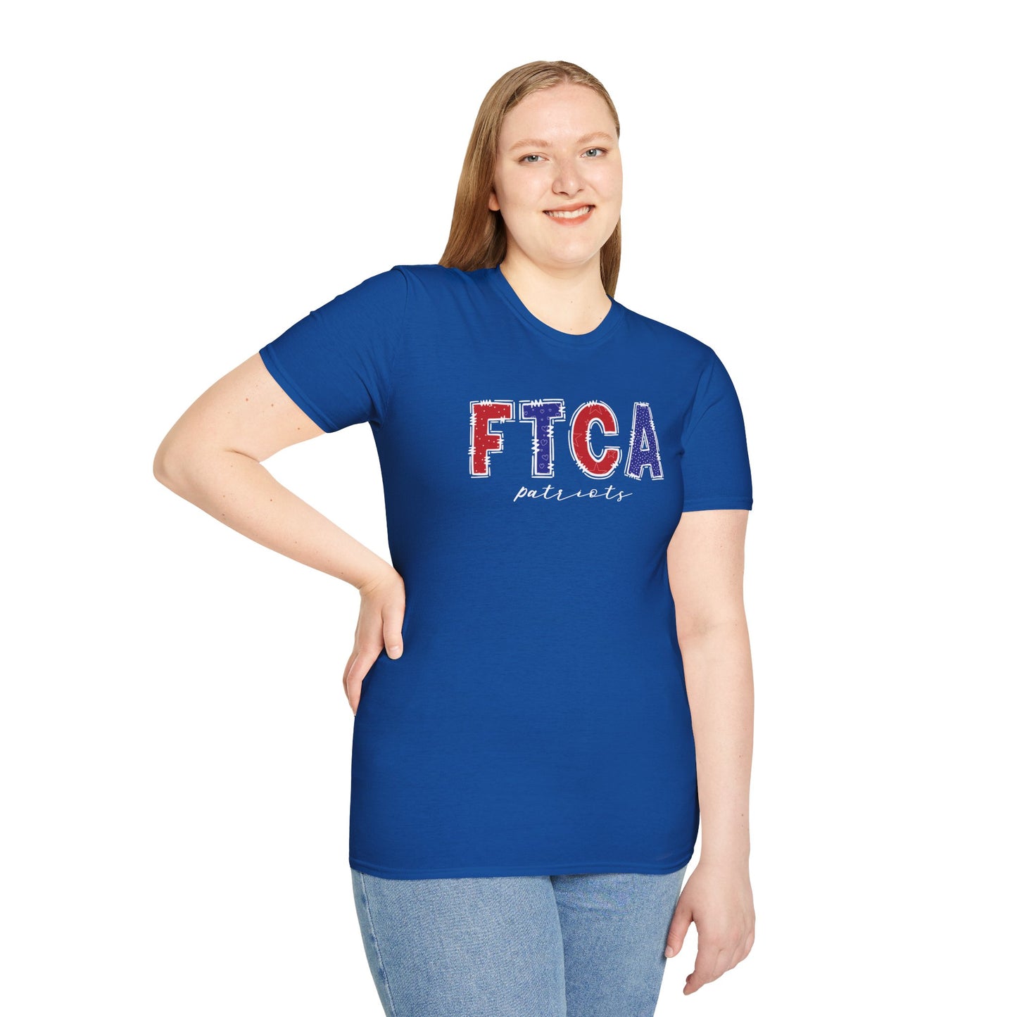 Gildan Faith Training Christian Academy Patriots Unisex Softstyle T-Shirt, Cute Graphic Tee, Team Spirit Shirt, Casual Wear, Gift for Fans