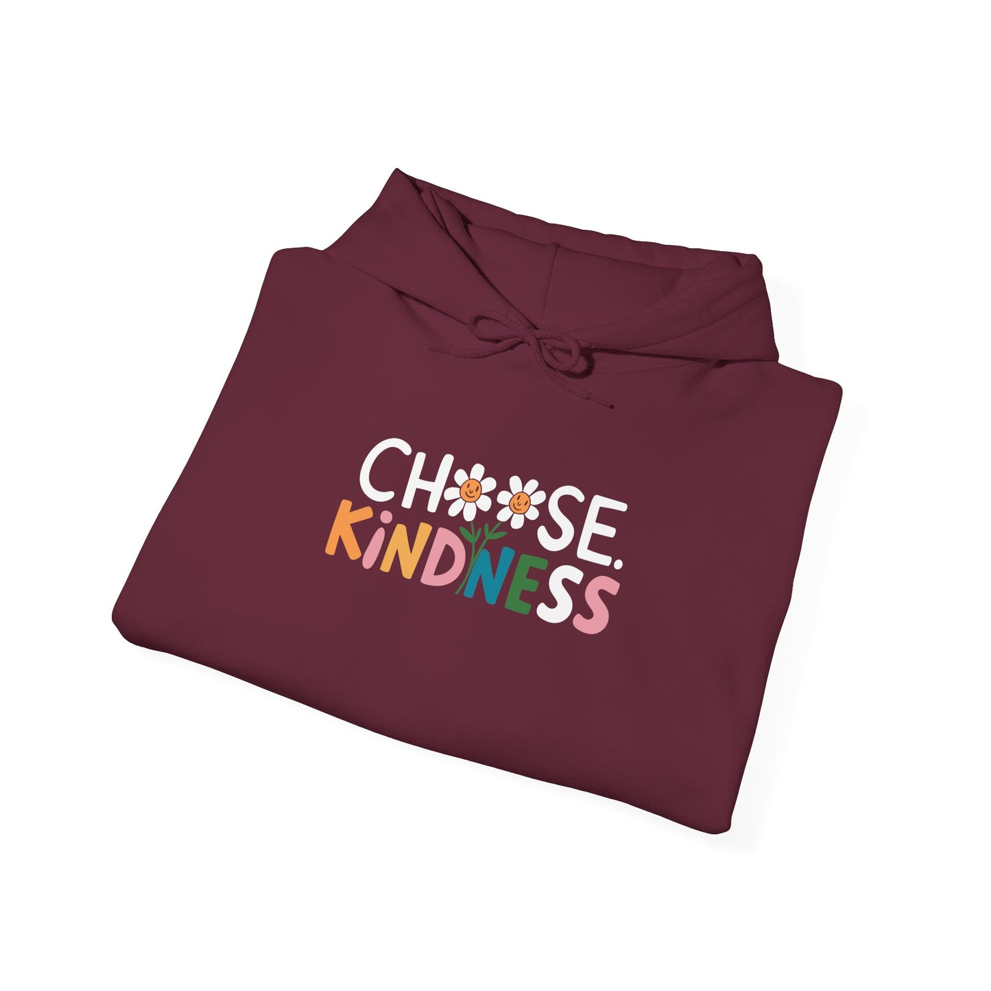 Gildan Choose Kindness Hoodie, Comfortable Sweatshirt, Gift for Friends, Inspirational Apparel, Cozy Layering