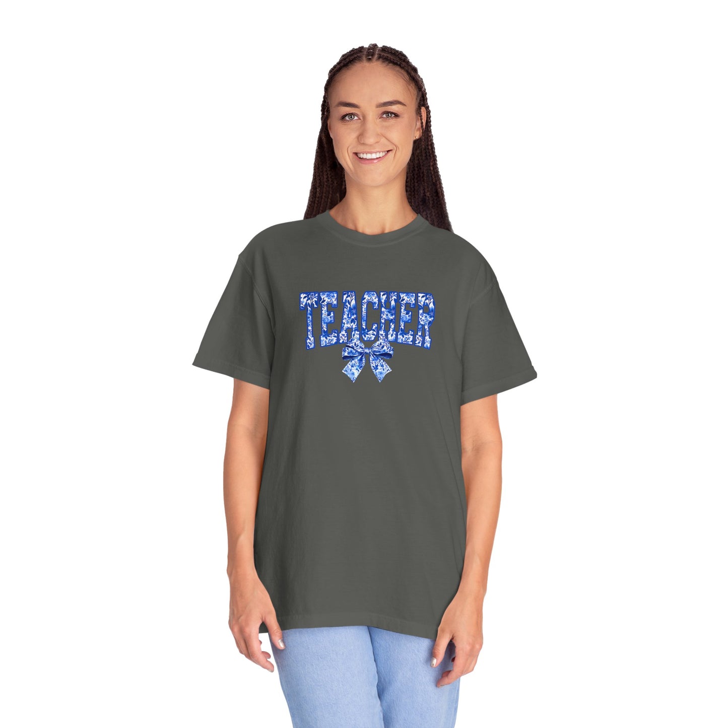 Comfort Colors Teacher Garment-Dyed T-Shirt, Gift for Educators, Back-to-School Attire, Teacher Appreciation, Fun Classroom Wear, Cozy Casual Tee
