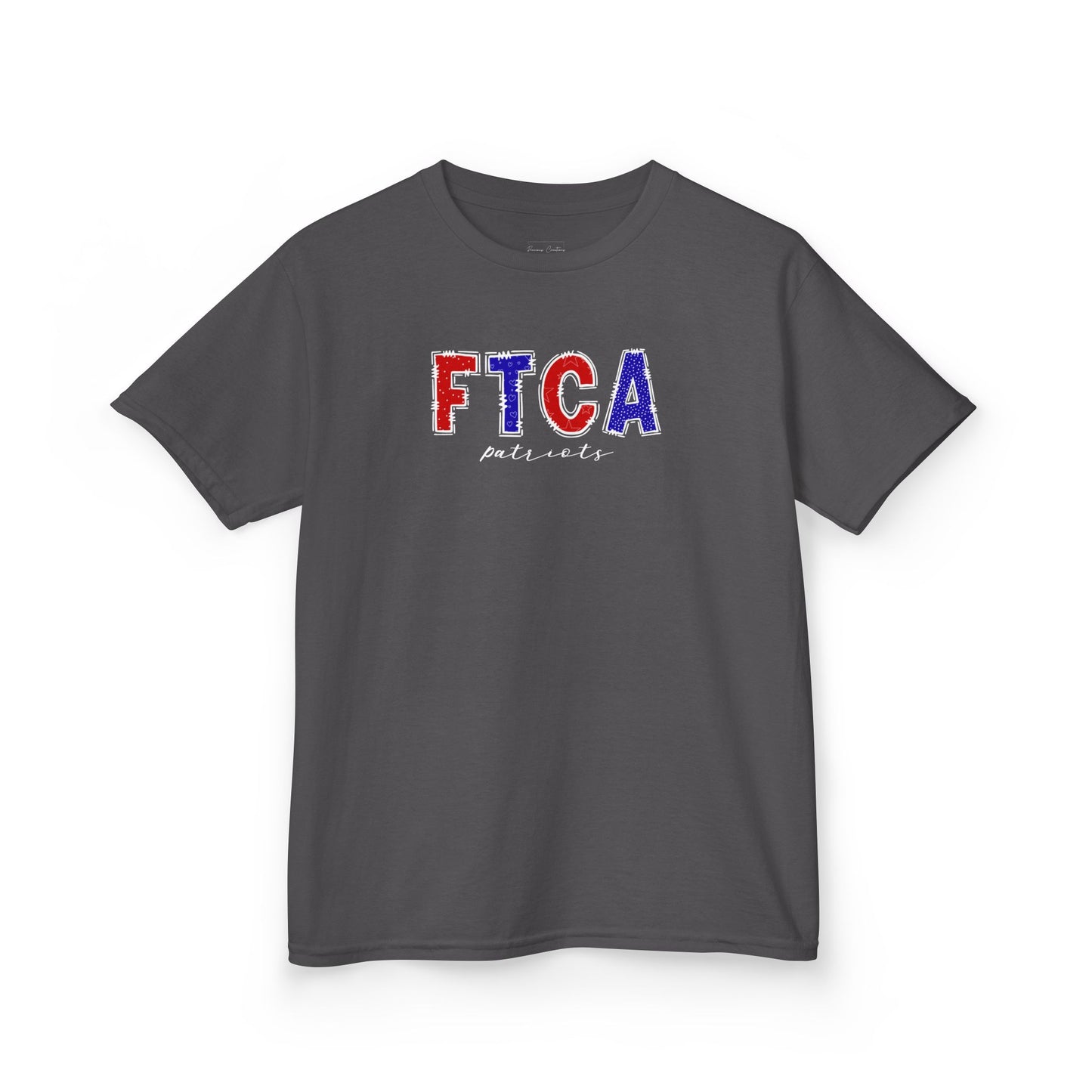 Gildan Kids Heavy Cotton Tee with Faith Training Patriots Design, Cute Children's T-Shirt, School Spirit Apparel, Gift for Young Fans, Sporty Kids Wear