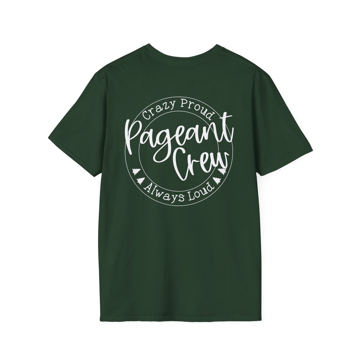Gordy Fundraiser - Gildan Crazy Proud Pageant Crew T-Shirt | Unisex Softstyle Tee for Pageant Supporters, Event Teams, Gifts, Celebrations, Fundraisers