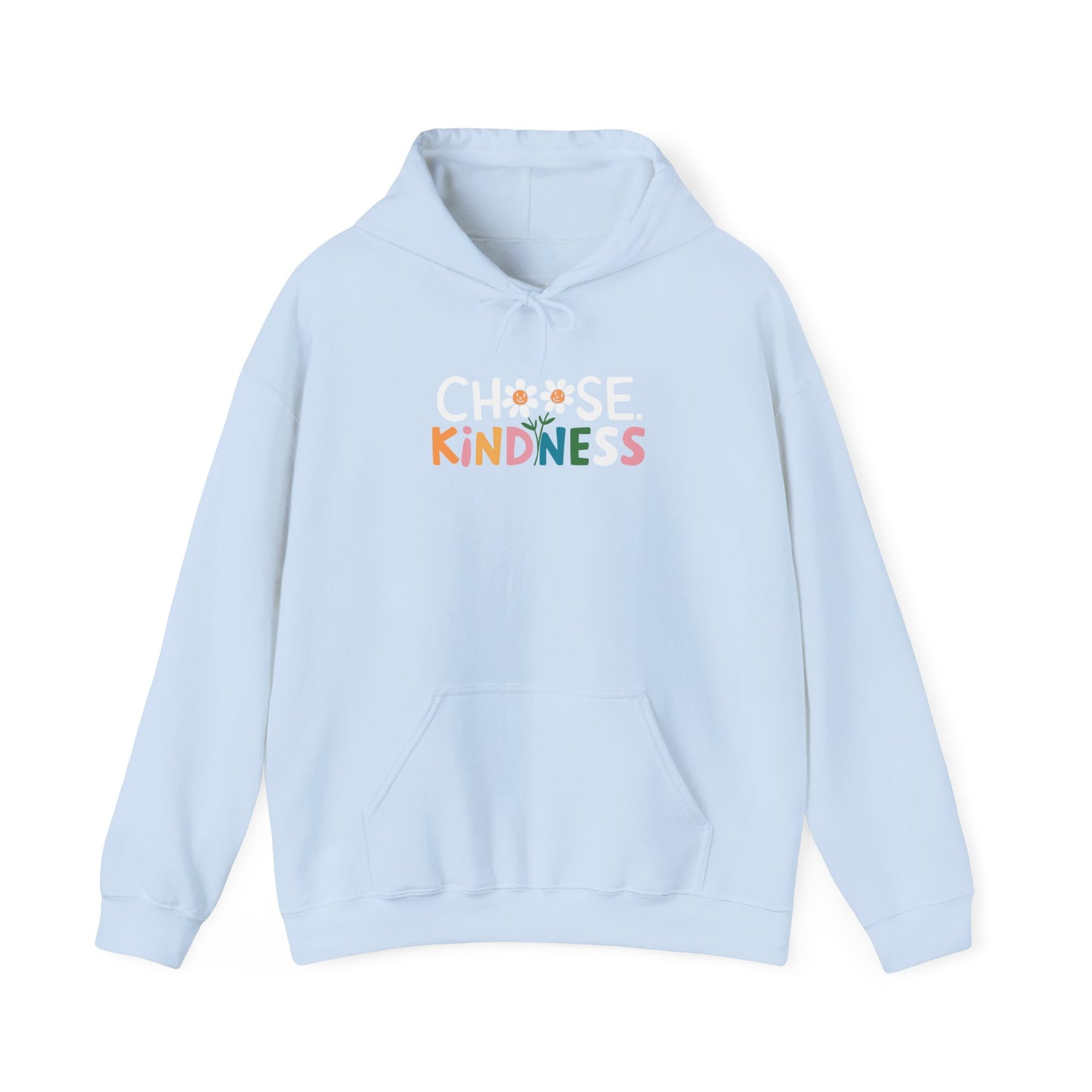 Gildan Choose Kindness Hoodie, Comfortable Sweatshirt, Gift for Friends, Inspirational Apparel, Cozy Layering