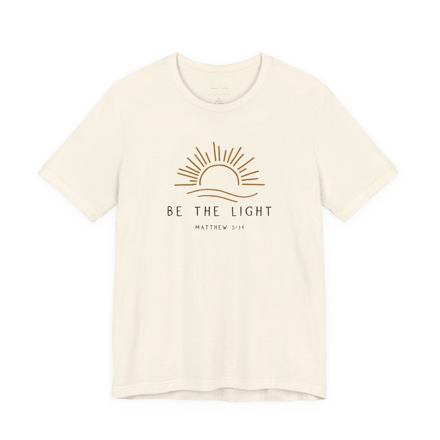 Gordy Fundraiser - Be The Light Tee, Motivational Shirt, Gift for Her, Positive Vibes Tee, Everyday Casual Wear, Affirmation Clothes