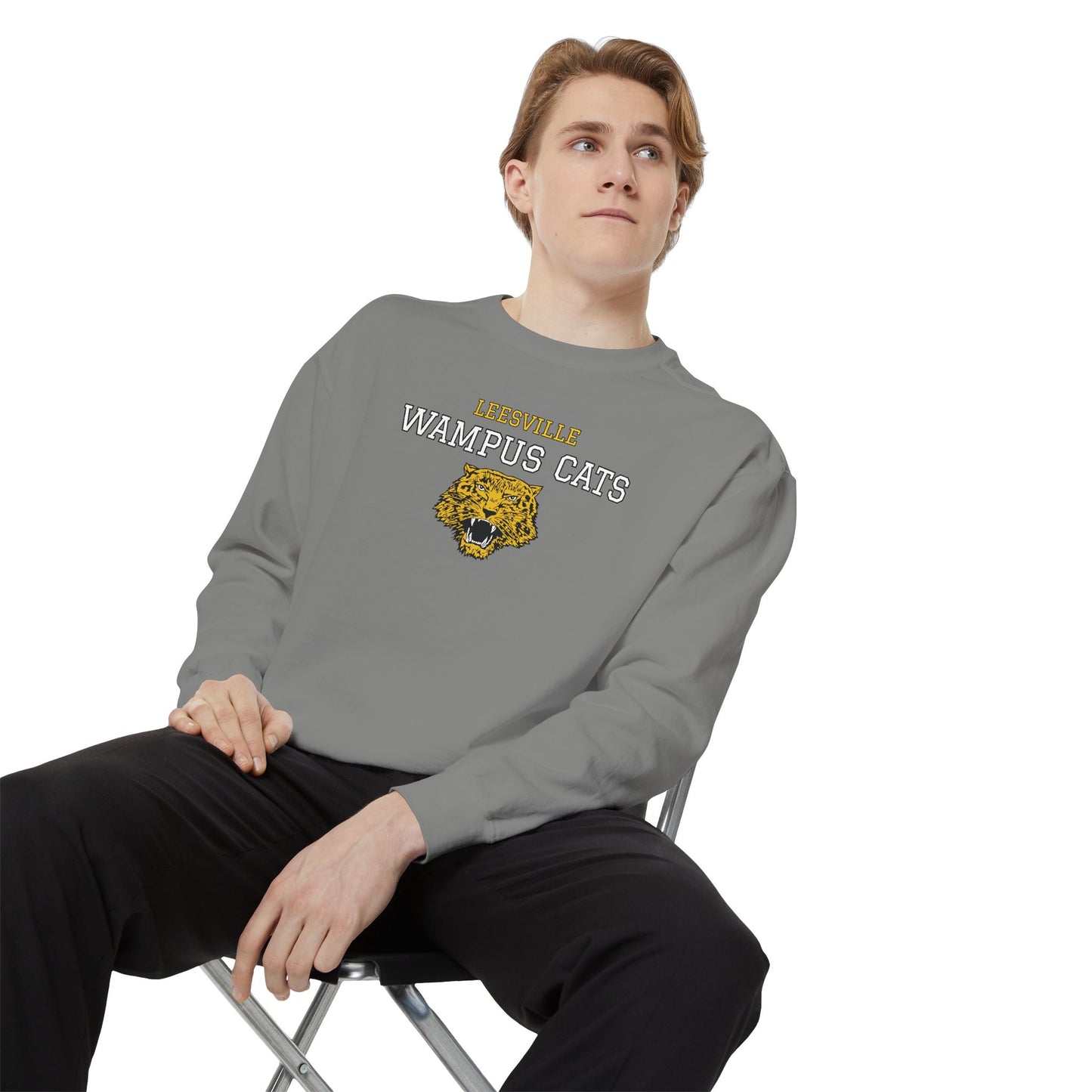 Leesville Wampus Cats Sweatshirt, Cozy Unisex Crewneck, School Spirit Apparel, Sports Team Gift, Casual Wear for All Occasions