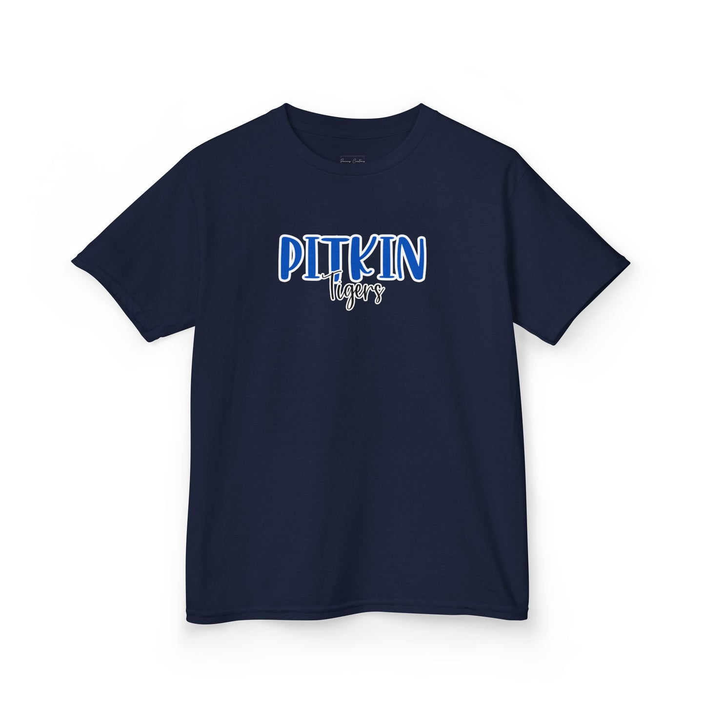 Gildan Kids Heavy Cotton Tee with Pitkin Tigers Style 2 Design, Cute Children's T-Shirt, School Spirit Apparel, Gift for Young Fans, Sporty Kids Wear