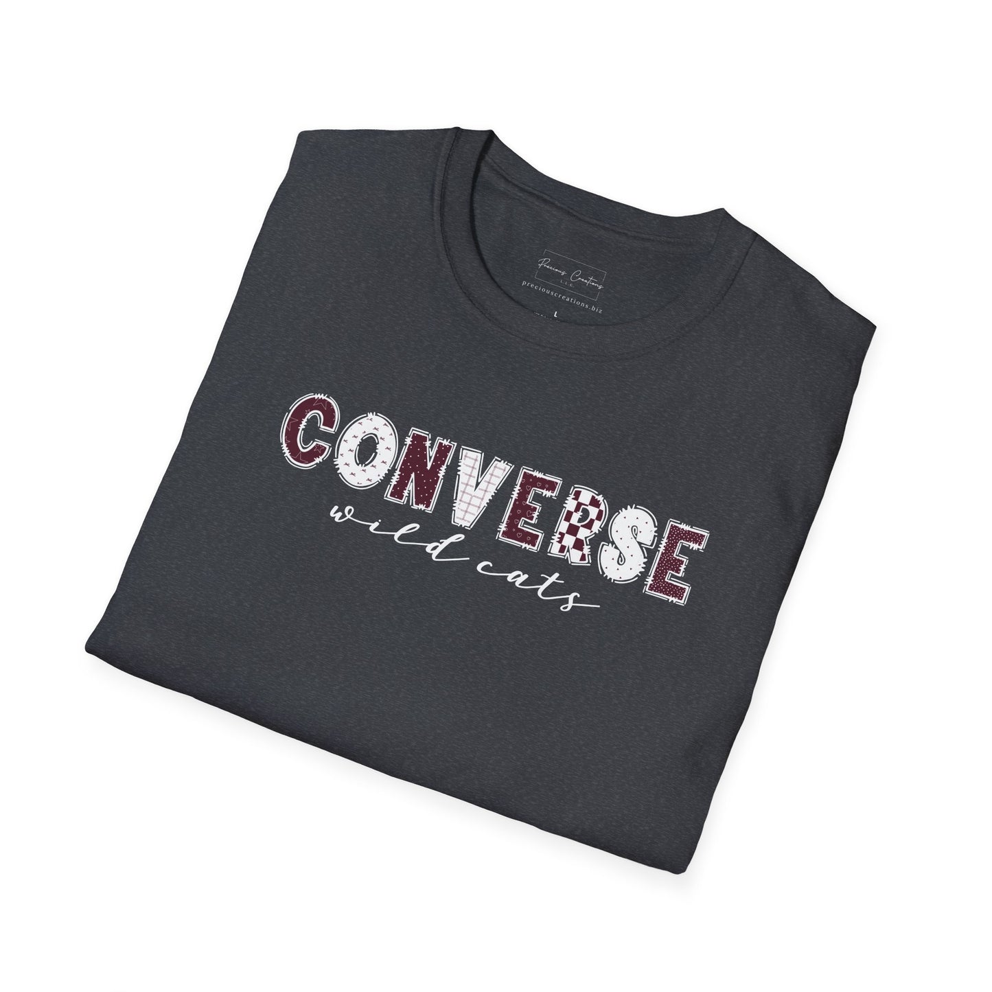 Gildan Converse Wildcats Unisex Softstyle T-Shirt, Cute Graphic Tee, Team Spirit Shirt, Casual Wear, Gift for Fans