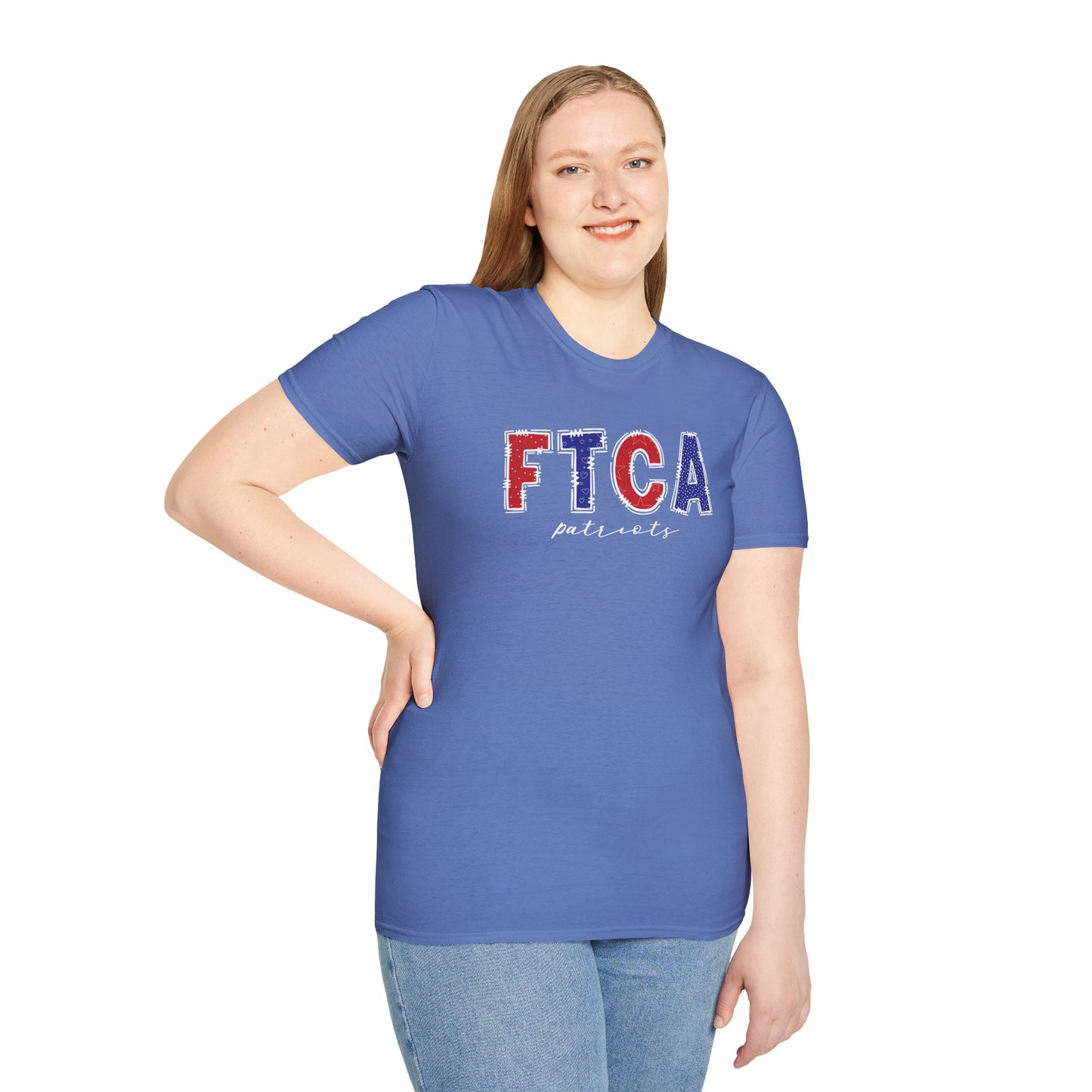 Gildan Faith Training Christian Academy Patriots Unisex Softstyle T-Shirt, Cute Graphic Tee, Team Spirit Shirt, Casual Wear, Gift for Fans