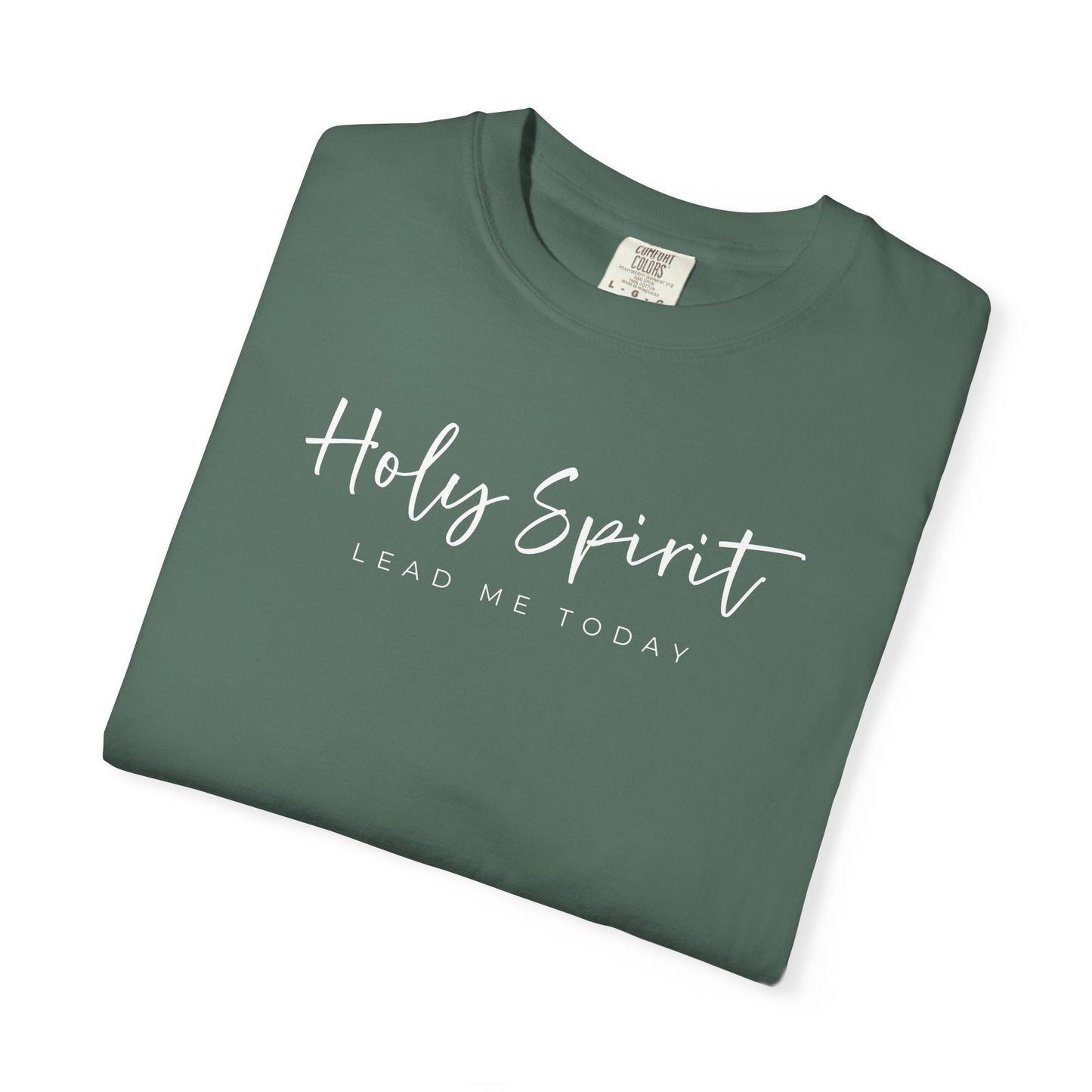 Comfort Colors Holy Spirit Unisex Garment-Dyed T-Shirt - Faith-Based Apparel for Everyday Wear, Spiritual Gift, Christian Tee, Inspirational Clothing