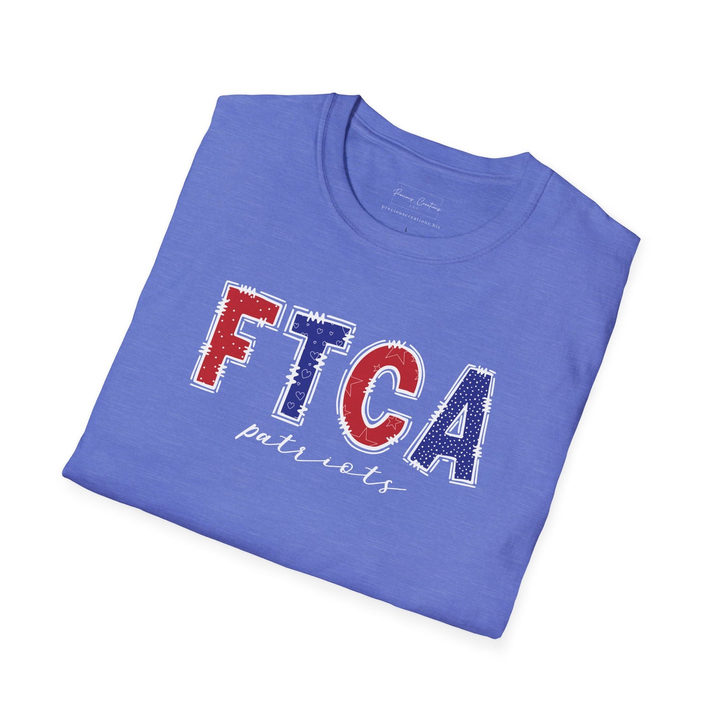 Gildan Faith Training Christian Academy Patriots Unisex Softstyle T-Shirt, Cute Graphic Tee, Team Spirit Shirt, Casual Wear, Gift for Fans