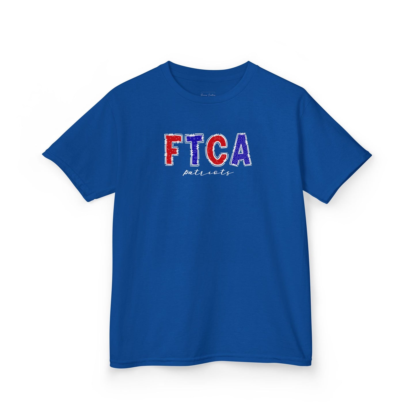 Gildan Kids Heavy Cotton Tee with Faith Training Patriots Design, Cute Children's T-Shirt, School Spirit Apparel, Gift for Young Fans, Sporty Kids Wear