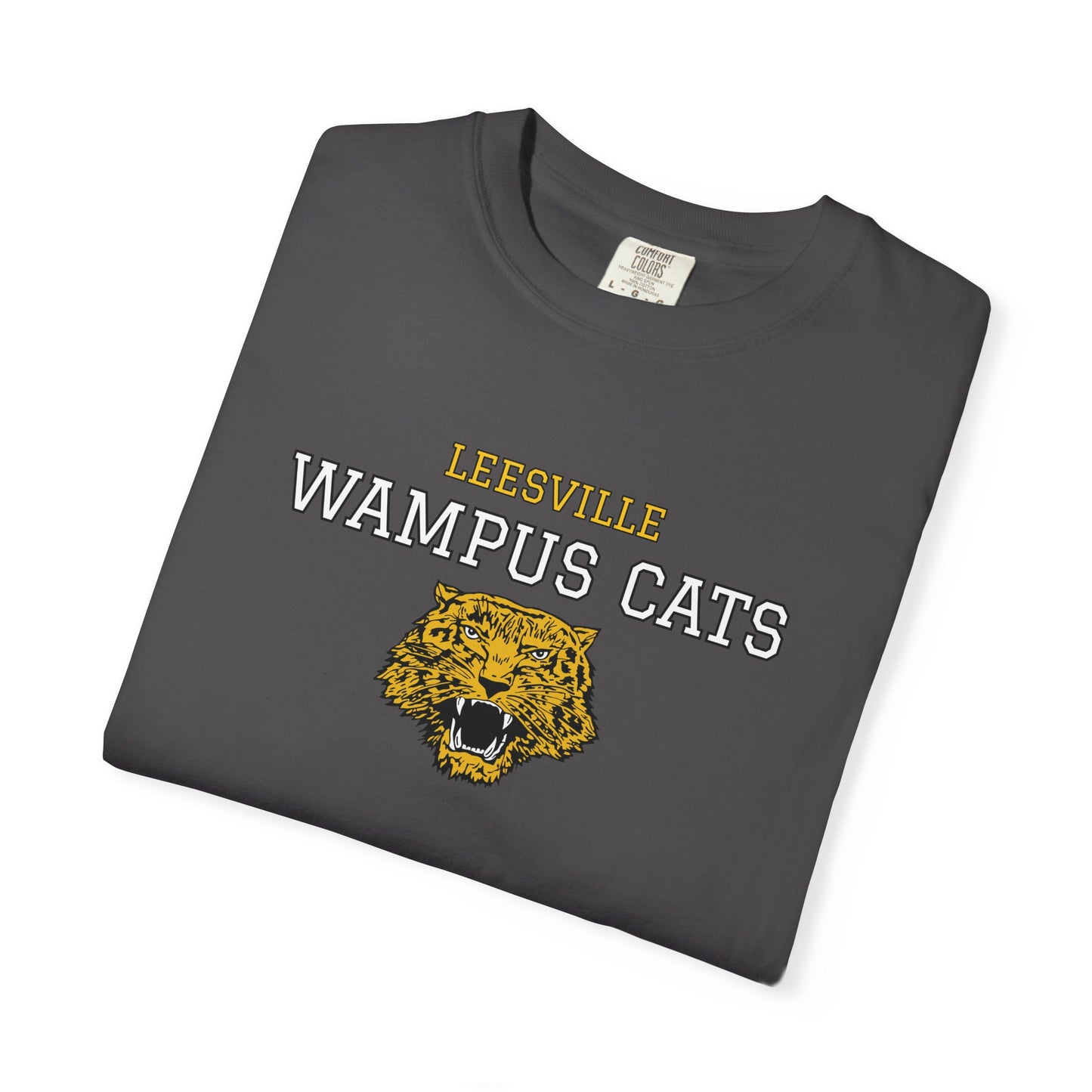 Comfort Colors Wampus Cats Unisex Garment-Dyed T-shirt, School Spirit Tee, Casual Wear, Unique Gift, School Apparel, Fan Merchandise