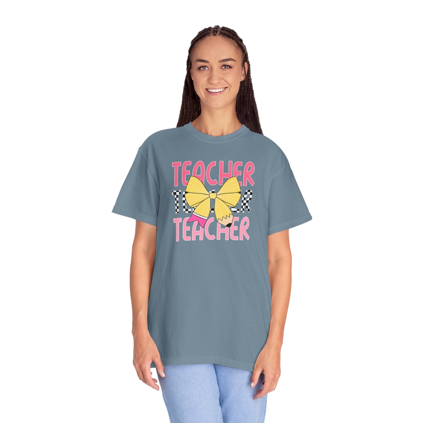 Comfort Colors Teacher T-Shirt, Gift for Educators, Unisex Garment-Dyed Tee, Back to School Shirt, Fun Teacher Apparel