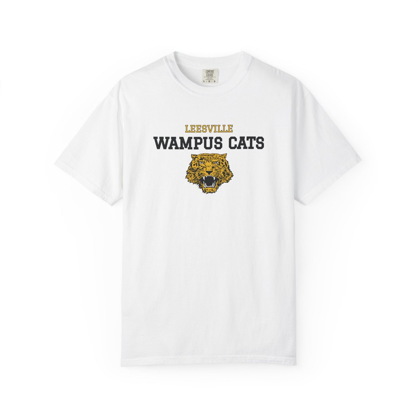 Comfort Colors Wampus Cats Unisex Garment-Dyed T-shirt, School Spirit Tee, Casual Wear, Unique Gift, School Apparel, Fan Merchandise