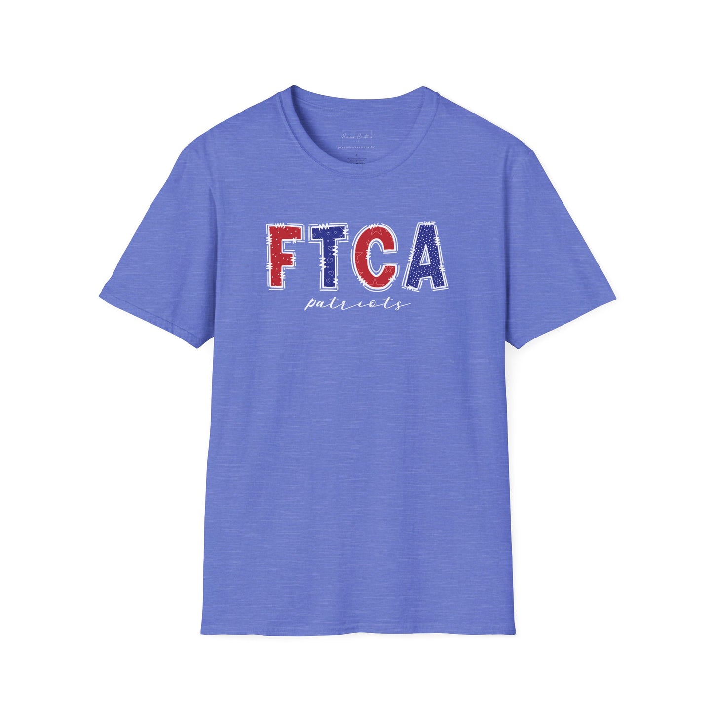 Gildan Faith Training Christian Academy Patriots Unisex Softstyle T-Shirt, Cute Graphic Tee, Team Spirit Shirt, Casual Wear, Gift for Fans
