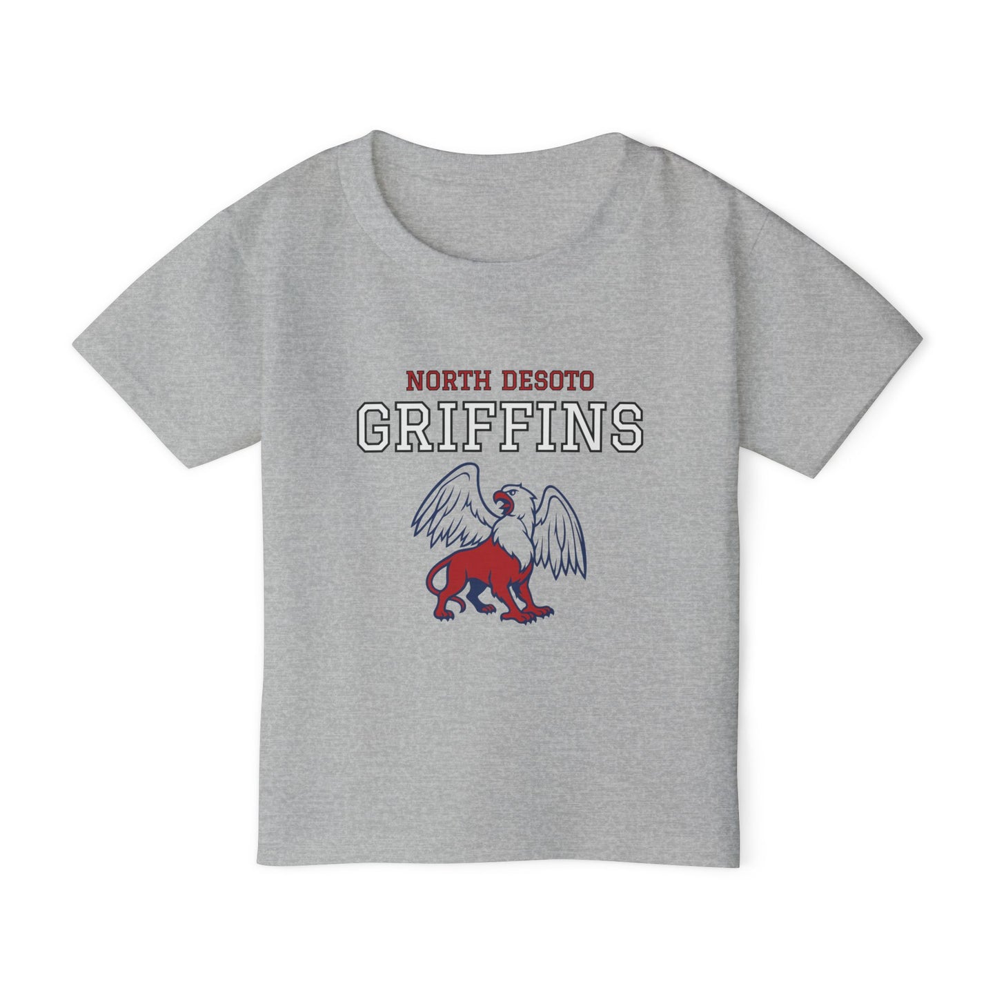 Toddler T-shirt with North Desoto Griffins Design, Kids Sports Tee, Cute Everyday Wear, Gifts for Little Fans, Back-to-School Style