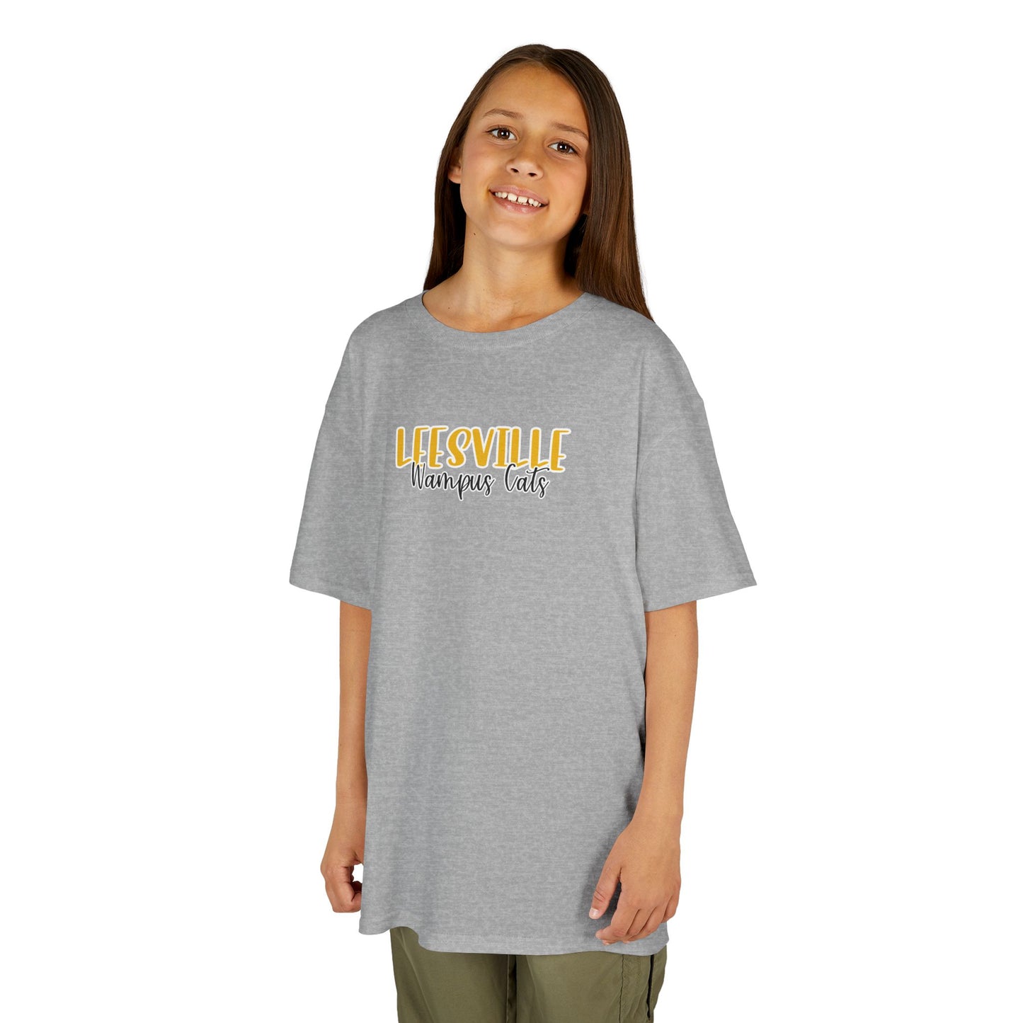 Gildan Kids Heavy Cotton Tee Leesville Wampus Cats Style 2