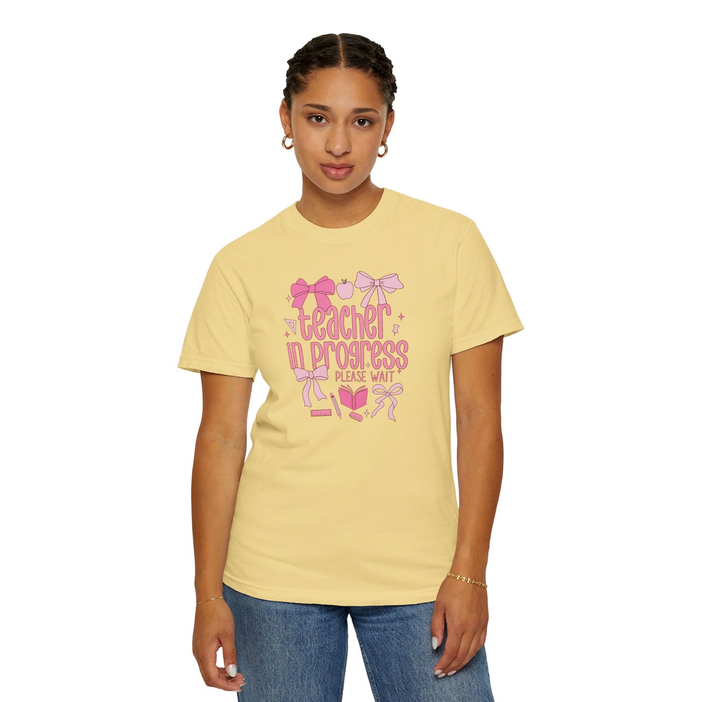 Comfort Colors Unisex Teacher in Progress T-Shirt - Perfect for Teachers, Back to School, Gifts, Classroom Apparel, Casual Wear
